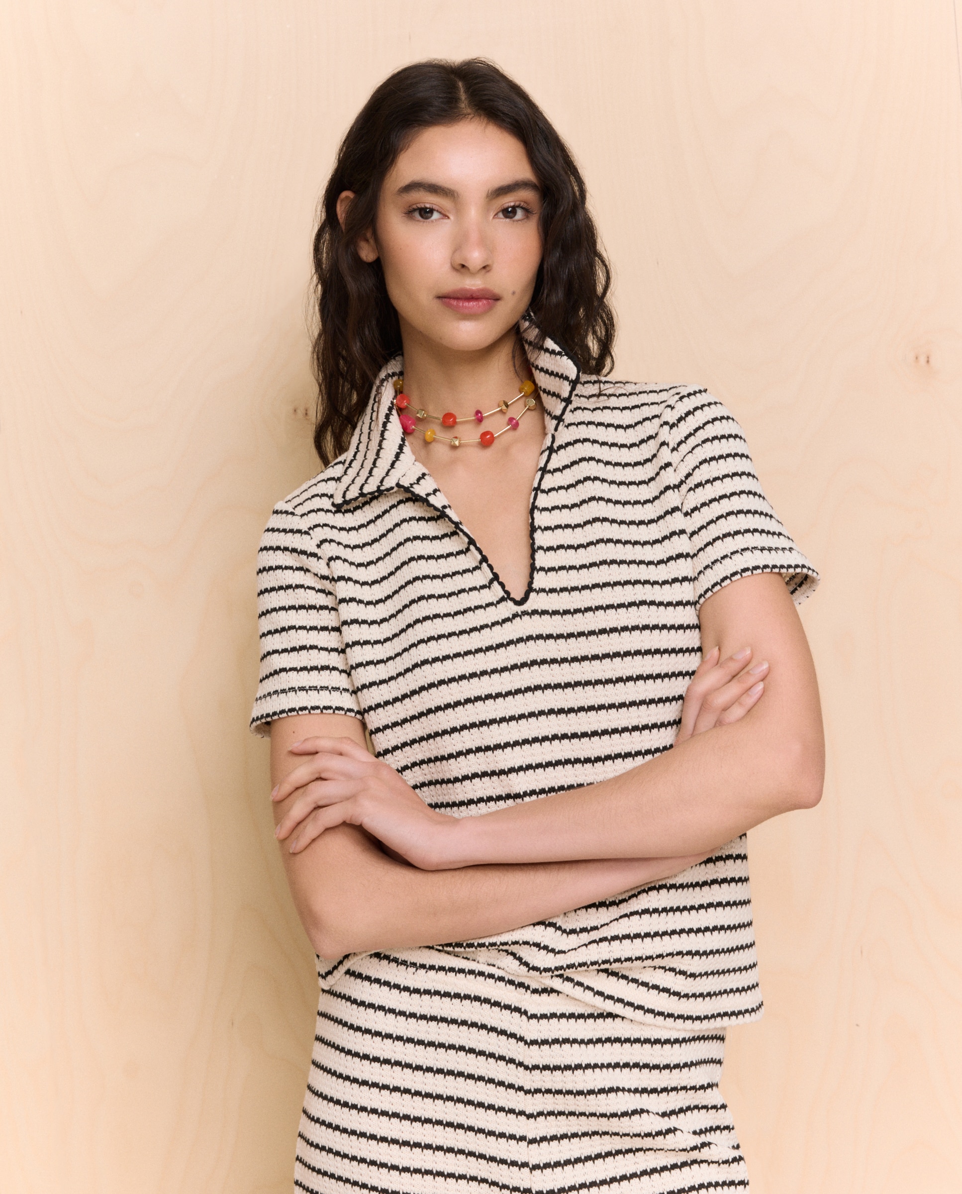 Camiseta polo de mujer - Easy Wear - Blanco Blanco-2