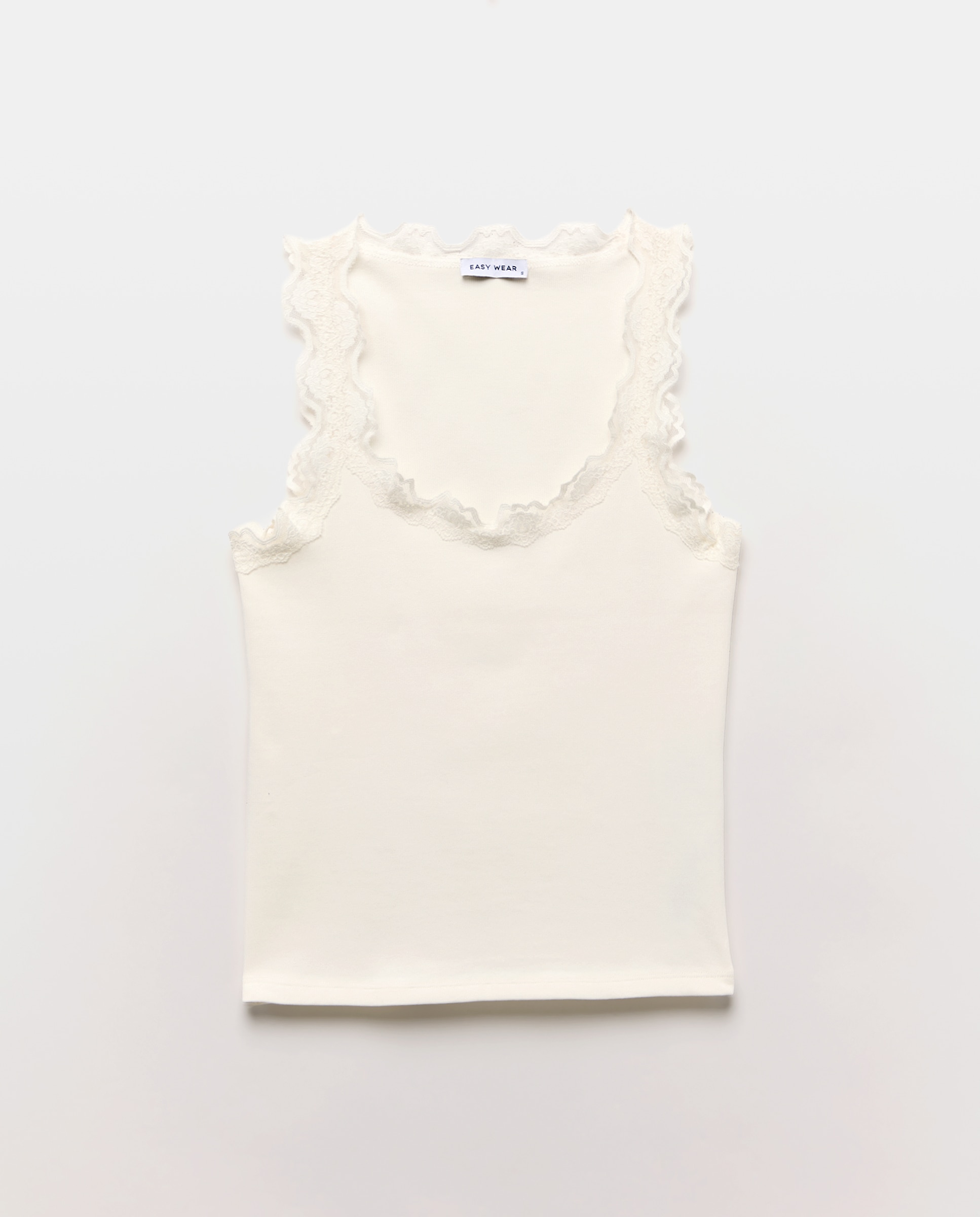 T-shirt de Alças 120 Cru-4