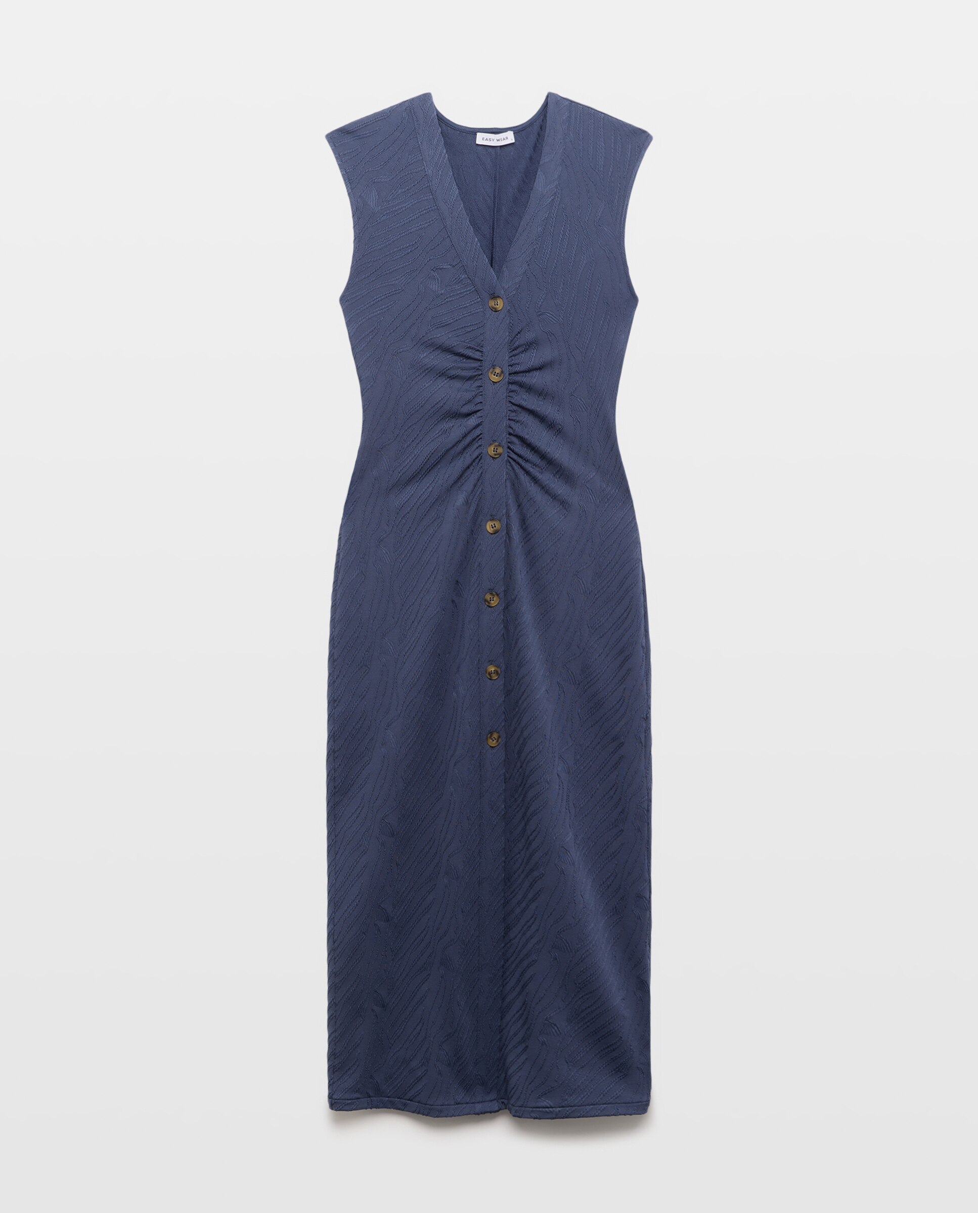 Vestido midi sin mangas de mujer - Easy Wear - 410 Azul claro 410 Azul claro-4