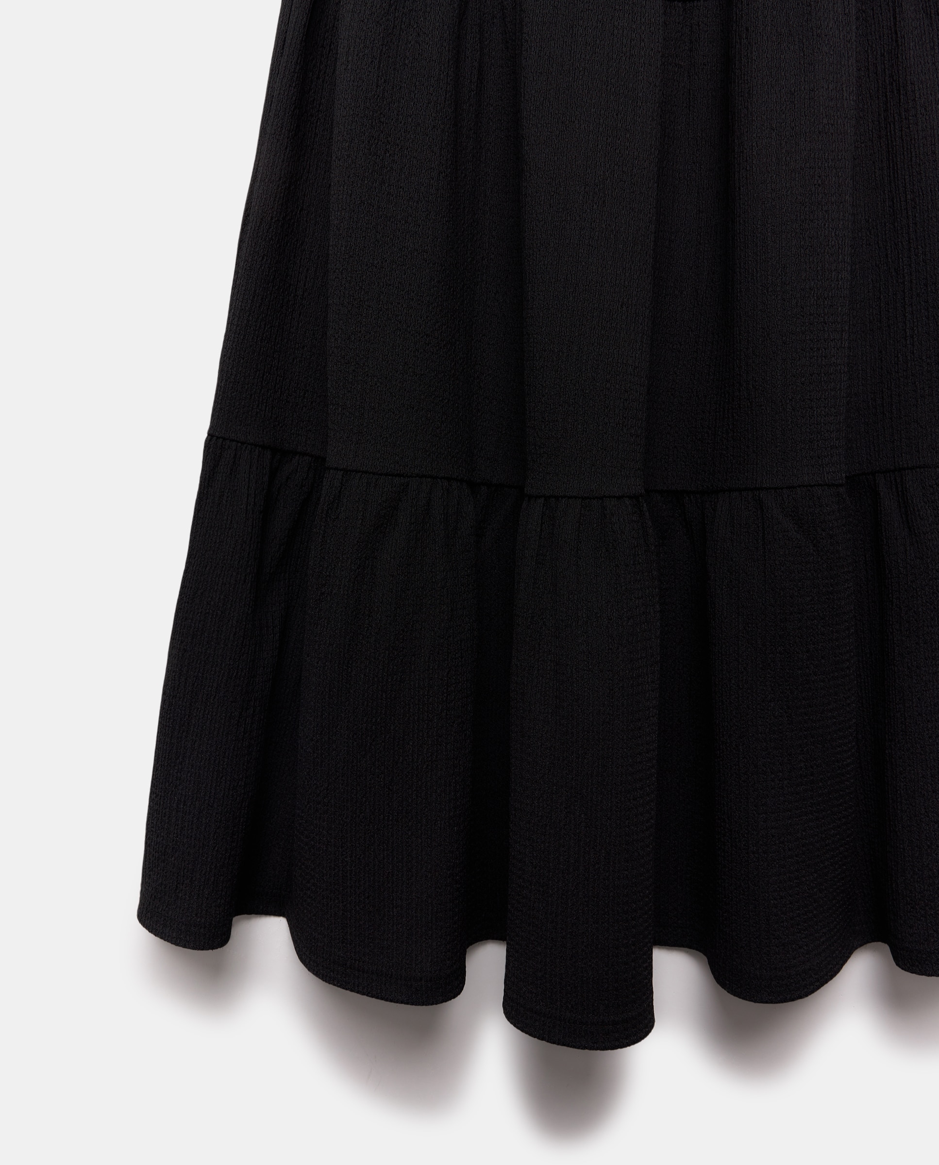 Vestido midi palabra de honor de mujer - Easy Wear - Azul Negro-6
