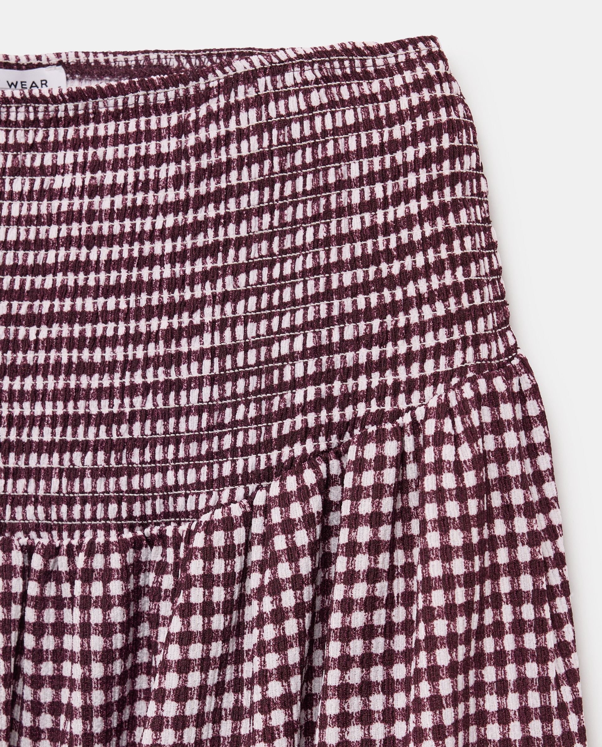 Falda gomas vuelo de Mujer - Easy Wear - Negro Rojo-5