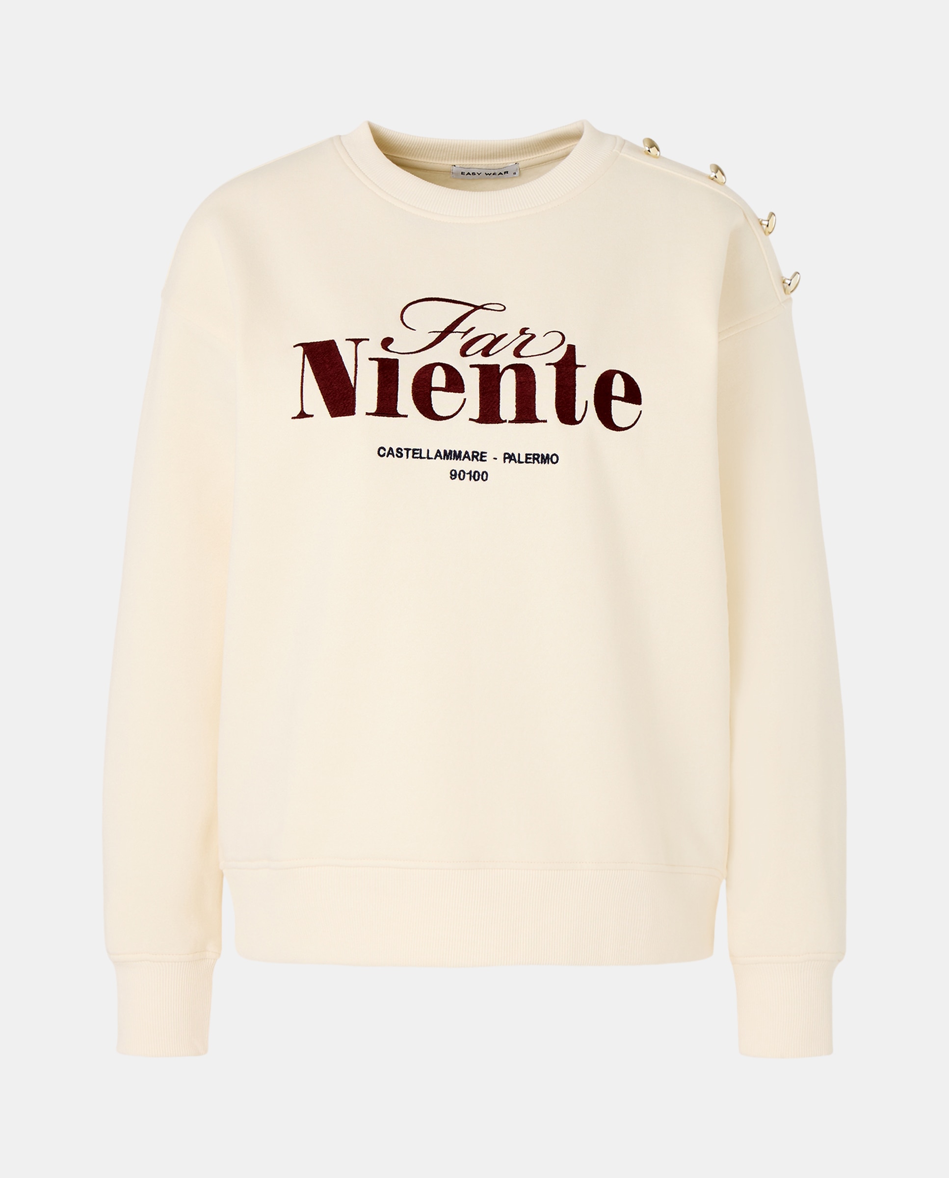 Sweatshirt Estampada de Algodão Marsala-5