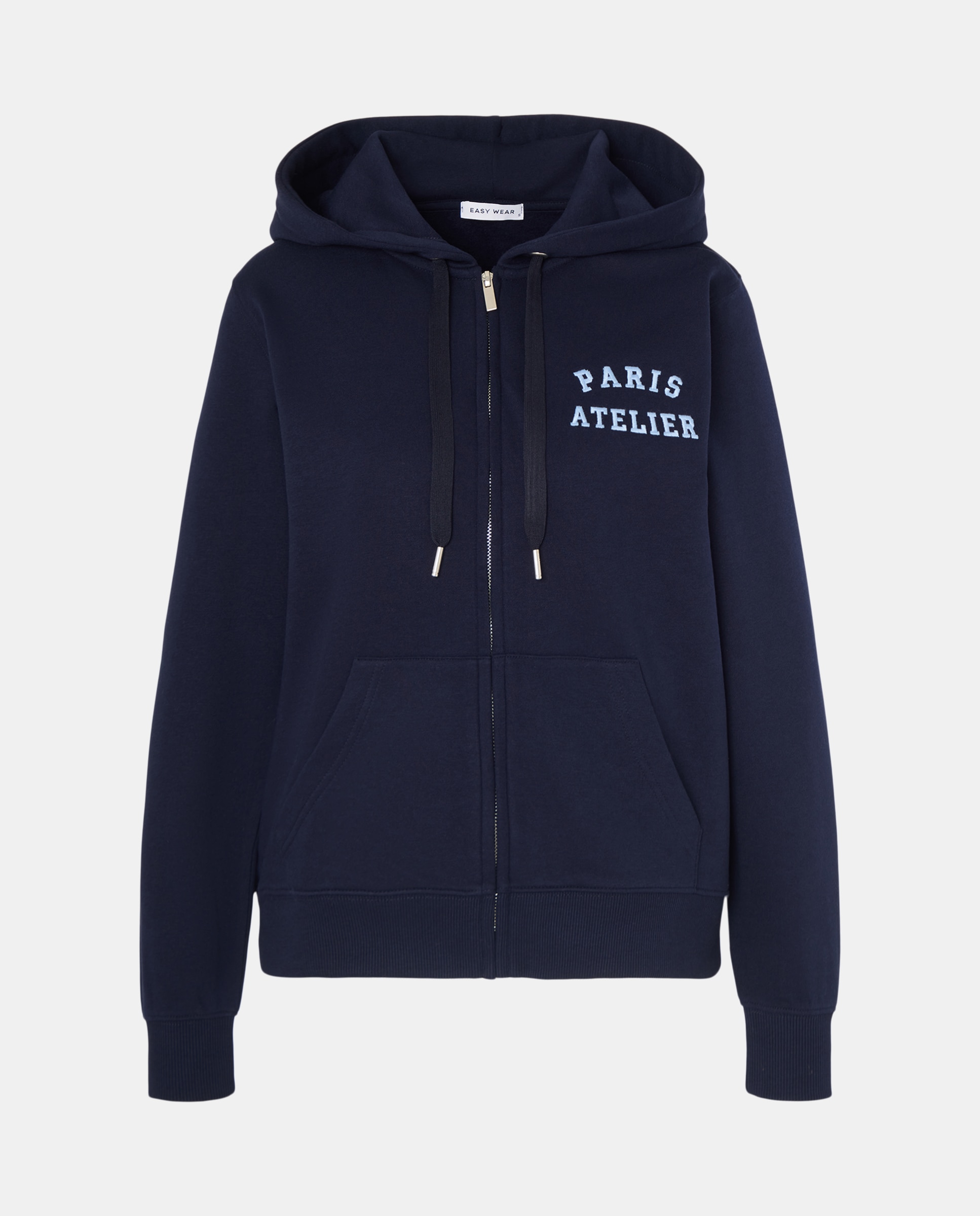 Sweatshirt de Algodão Estampada Azul-marinho-5