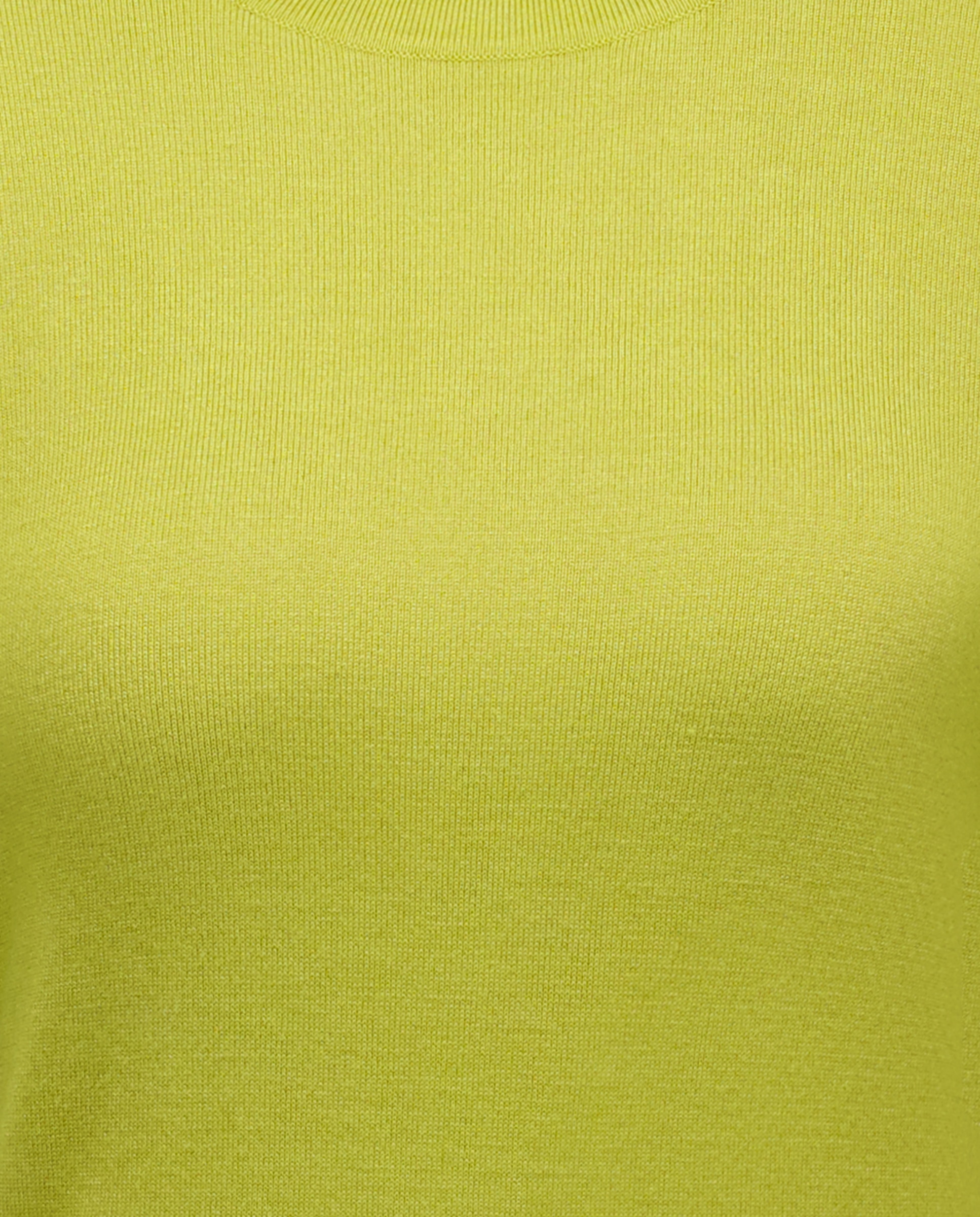 Camisola de Malha com Detalhe de Botão no Punho e Decote Redondo 560 Azeitona-6