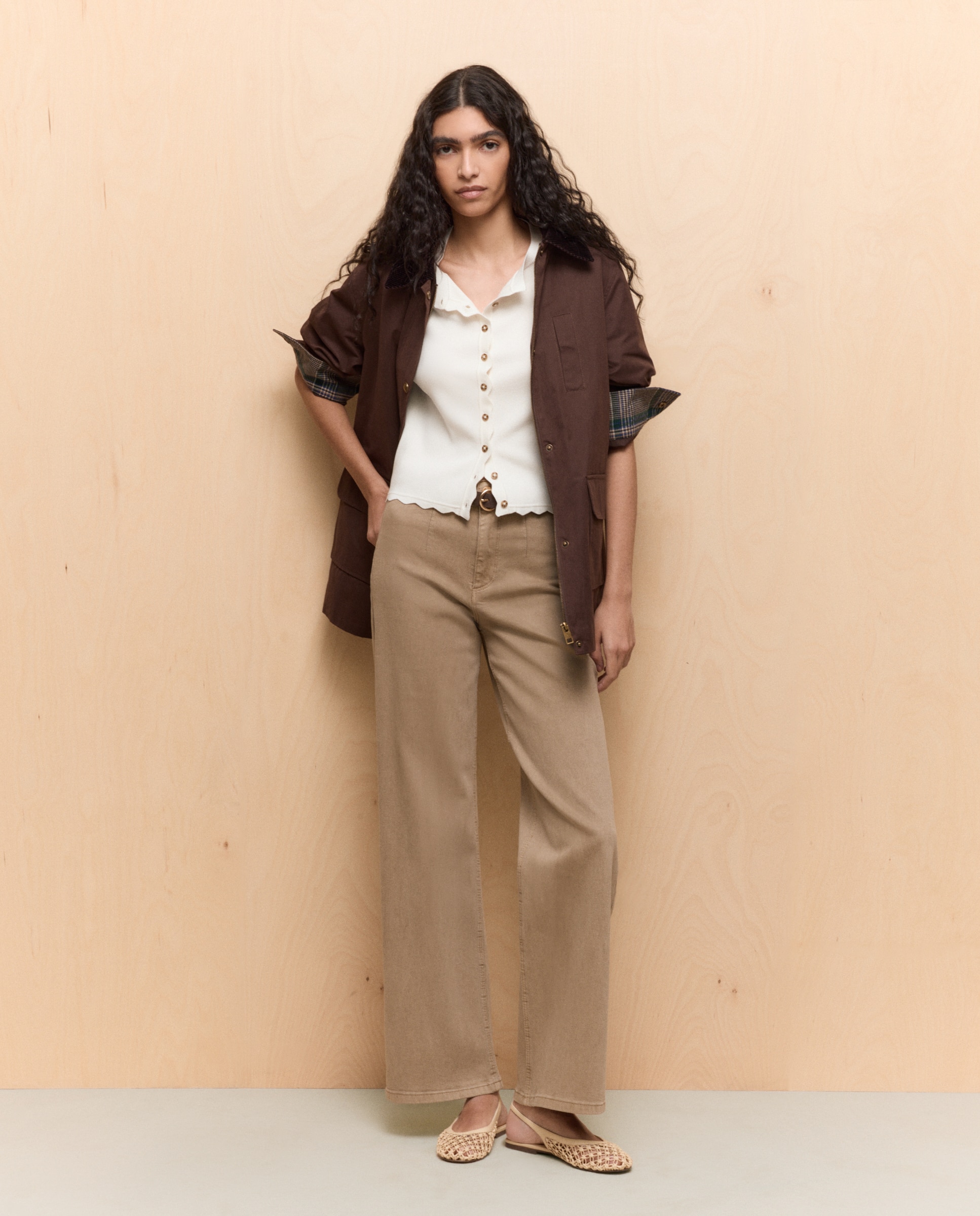 Imagen 3 de Chaqueta de mujer de punto lisa - Easy Wear - 120 Crudo 120 Crudo