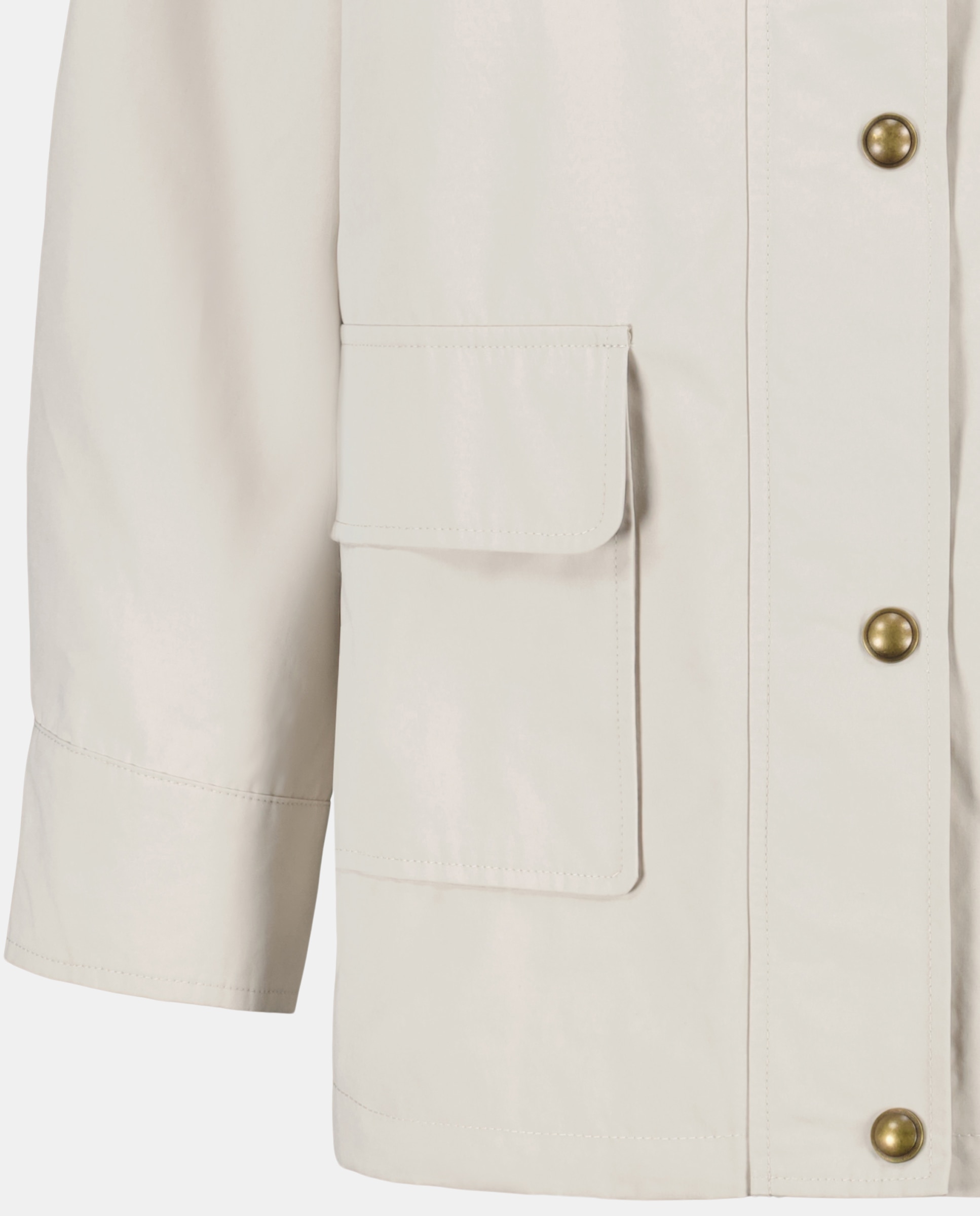 Parka de Algodão Lisa 850 Pedra-6