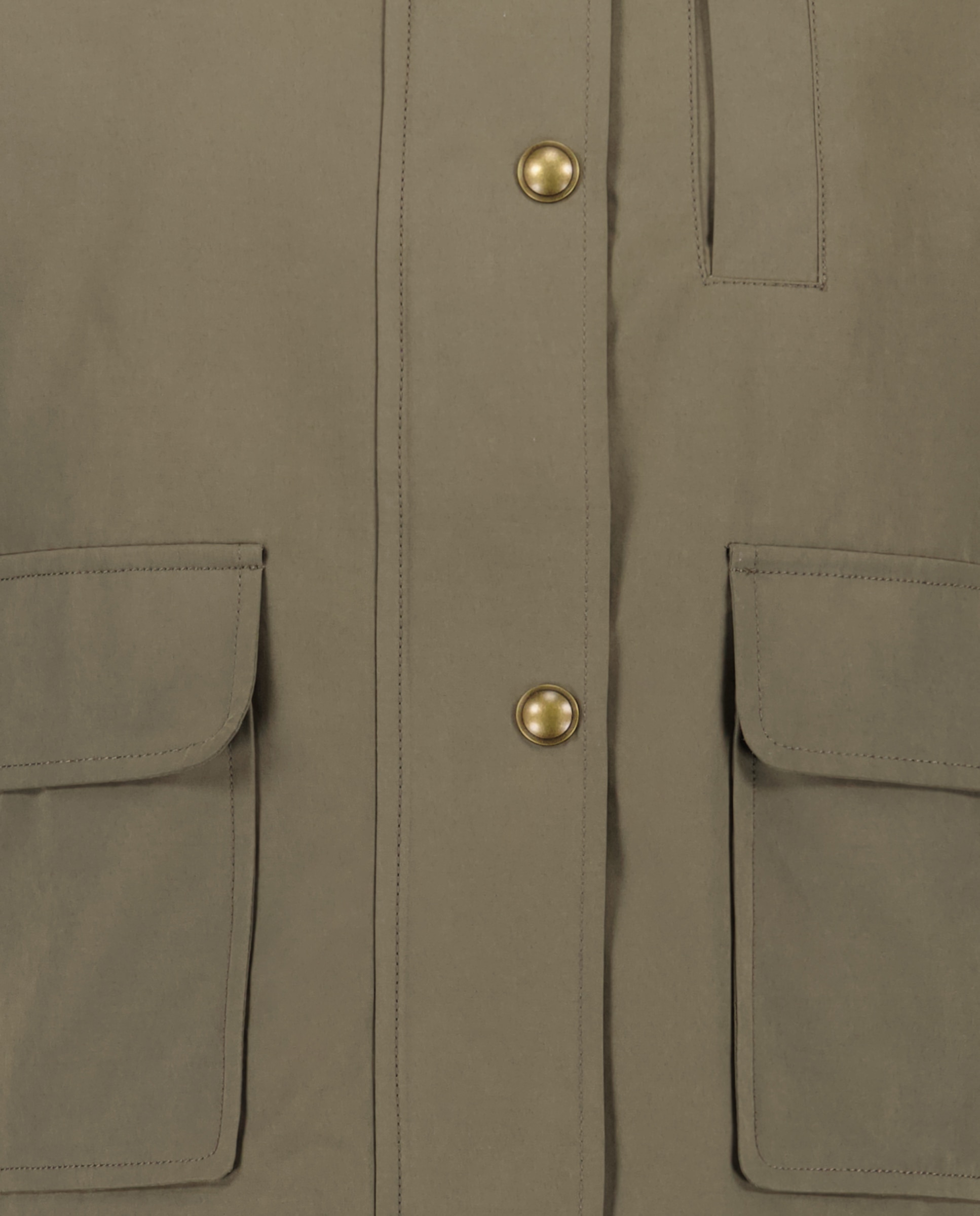 Parka Curta Lisa 520 Caqui-6