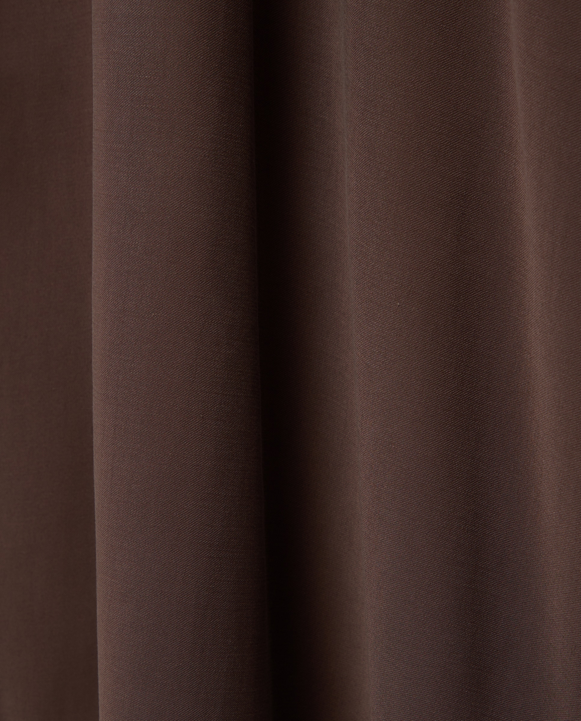 Vestido largo de mujer fluido con volumen - Easy Wear - Chocolate Chocolate-6