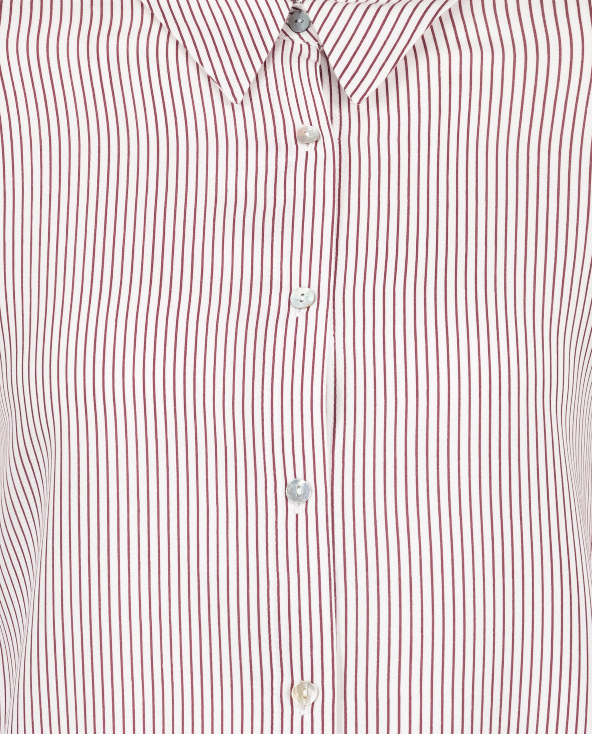 Camisa de Viscose com Manga Comprida Vermelho-6
