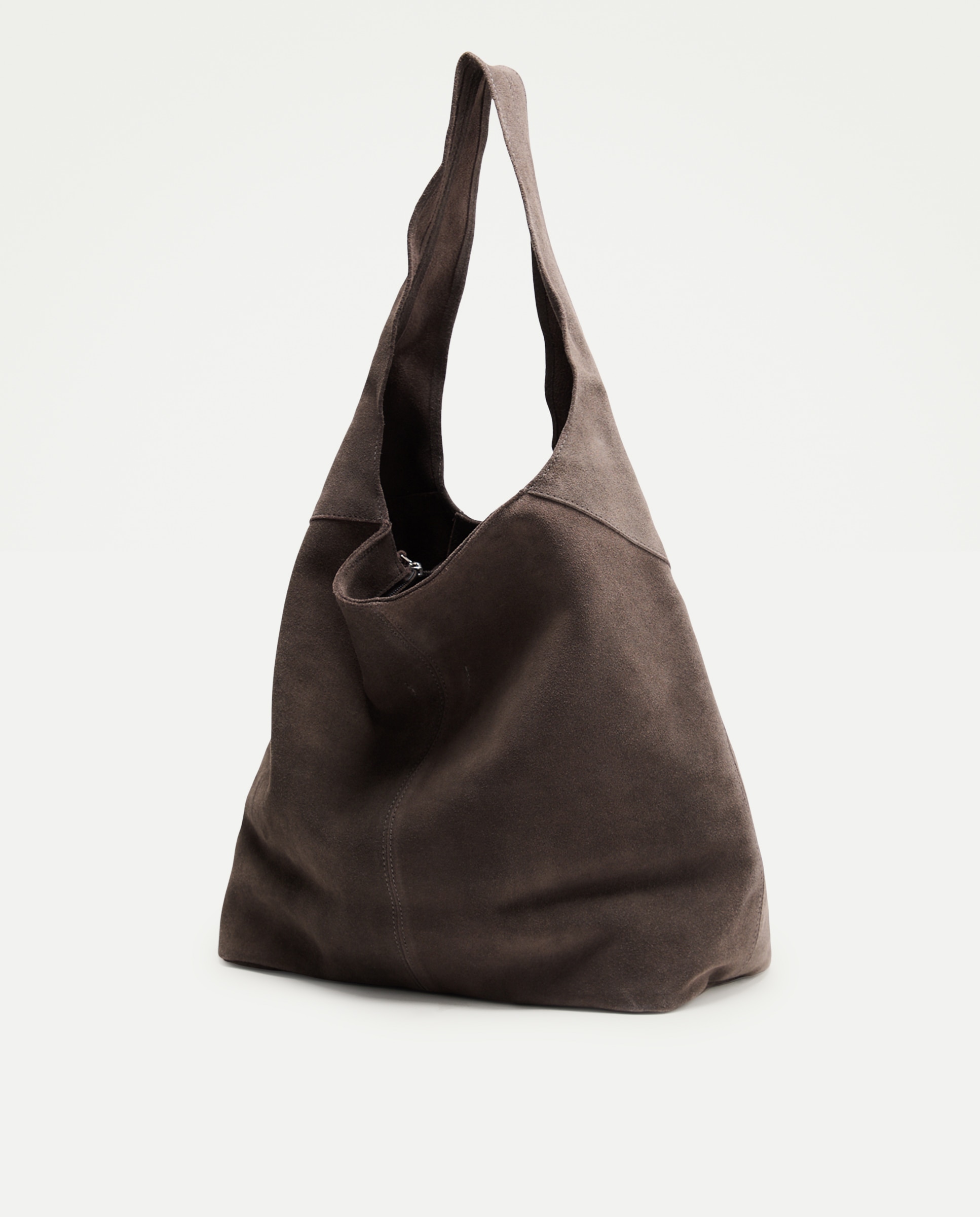 Mala Hobo em Pele Cinzento-claro-2