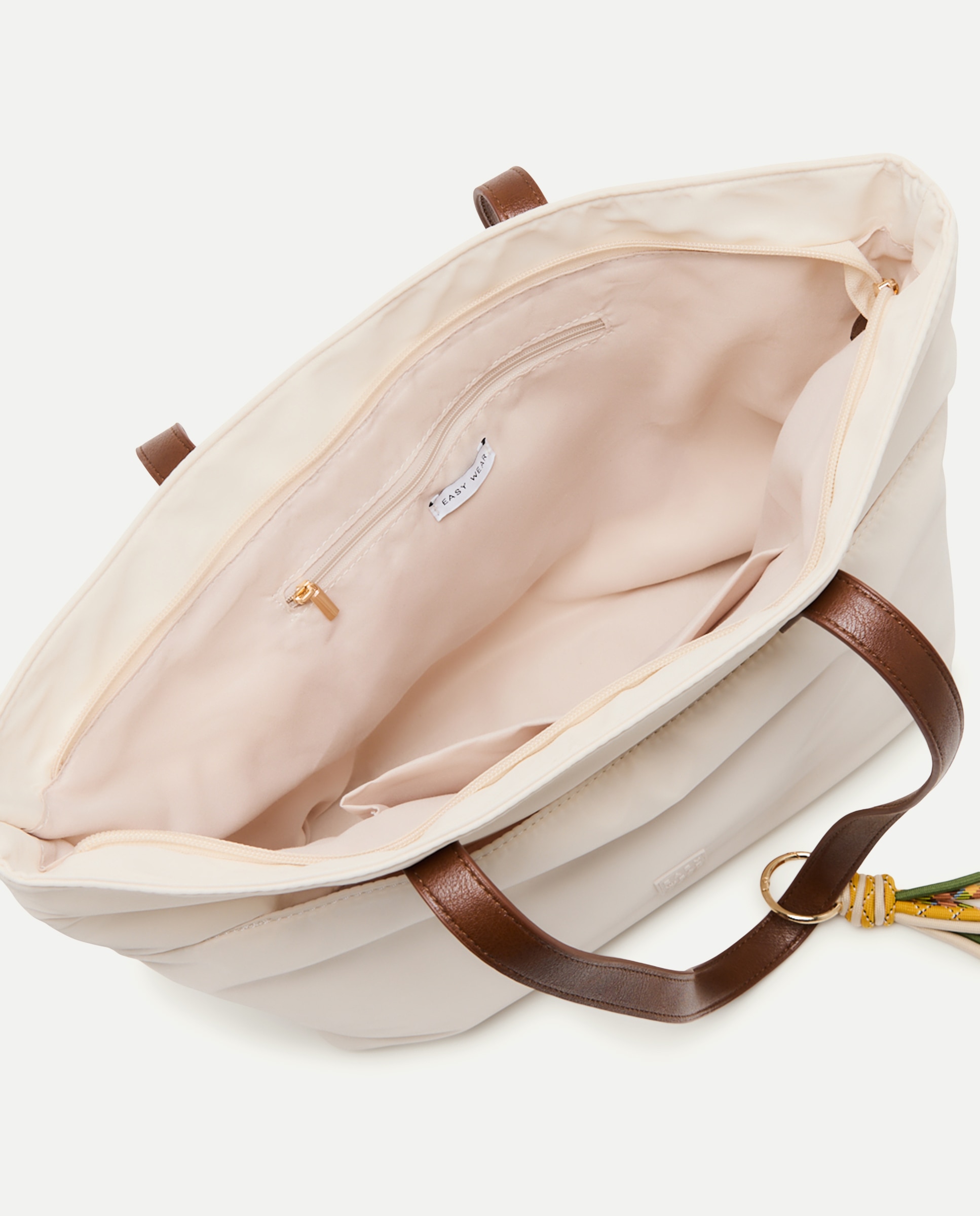 Mala Shopper de Nylon 120 Cru-3