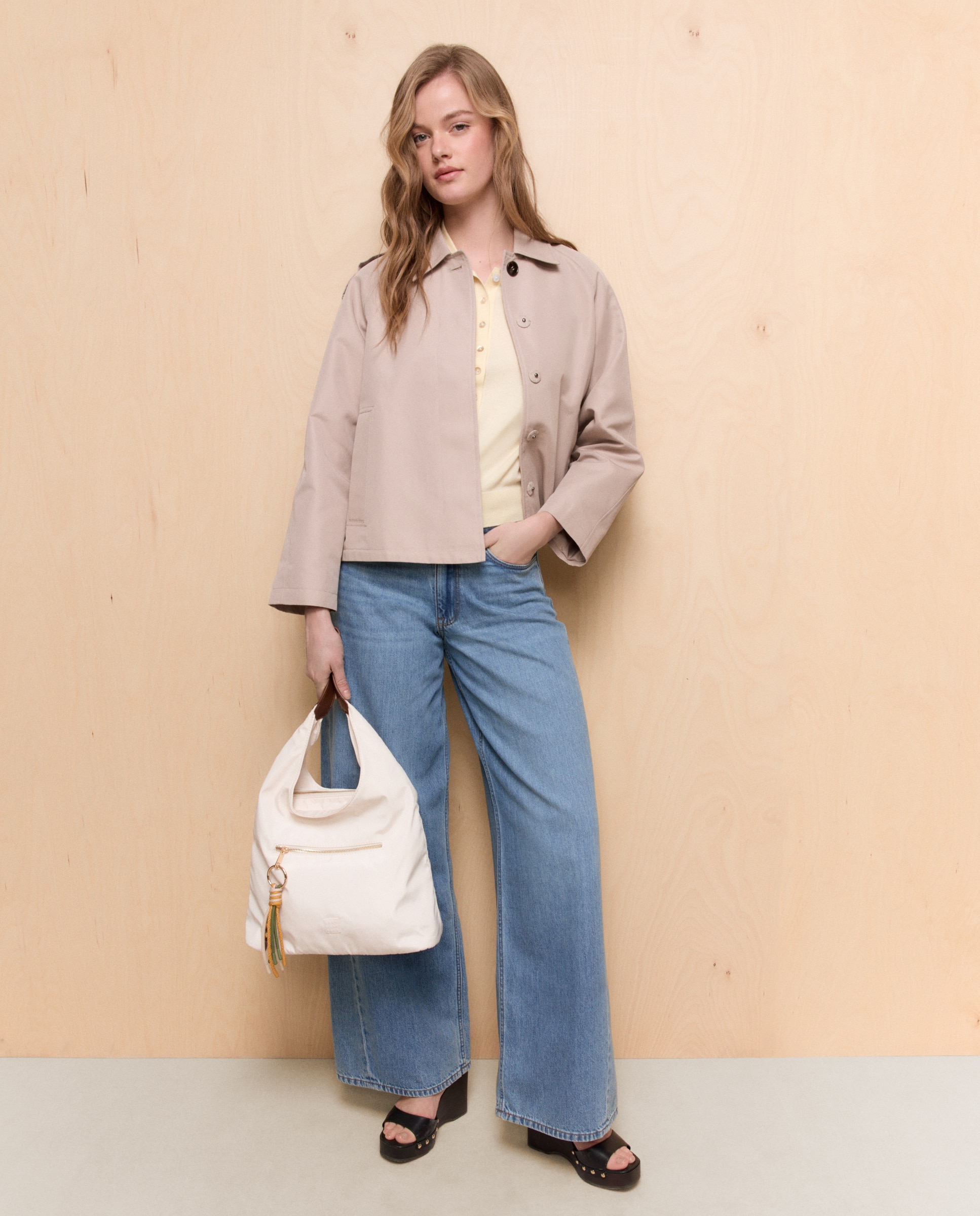 Mala Hobo de Nylon 120 Cru-5