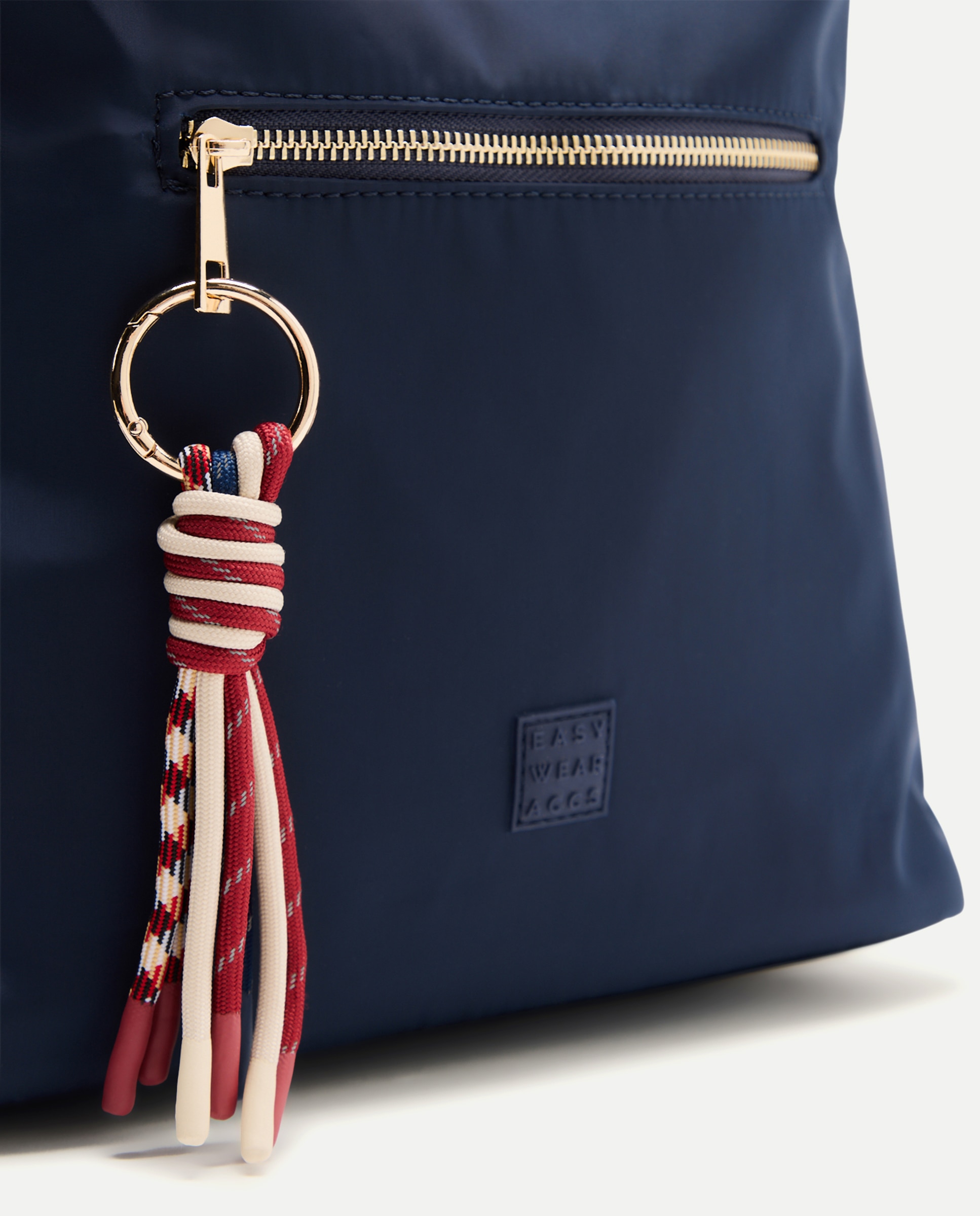 Mala Hobo de Nylon Azul-marinho-3