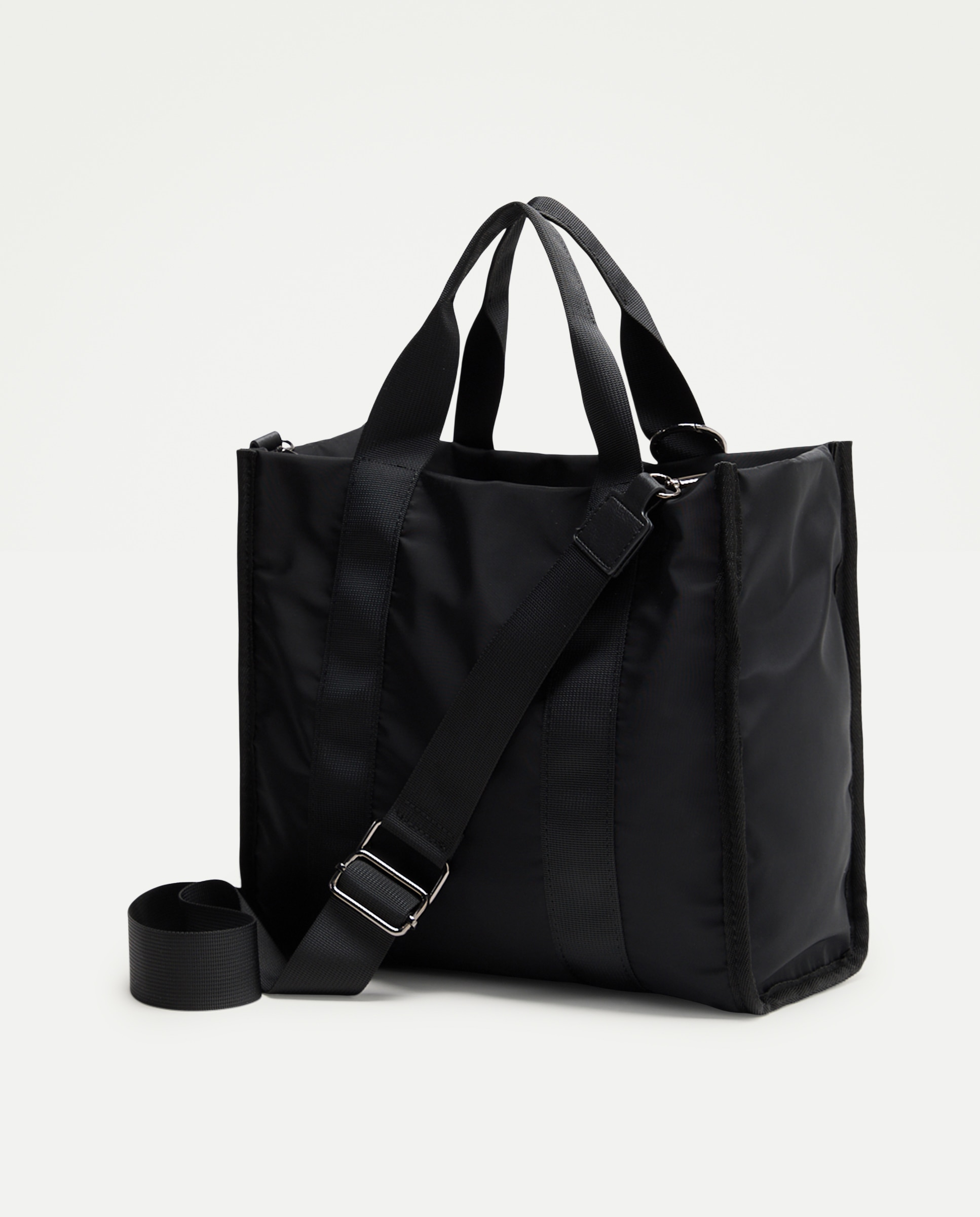 Mala a Tiracolo de Nylon com Porta-Chaves Bordeaux-2