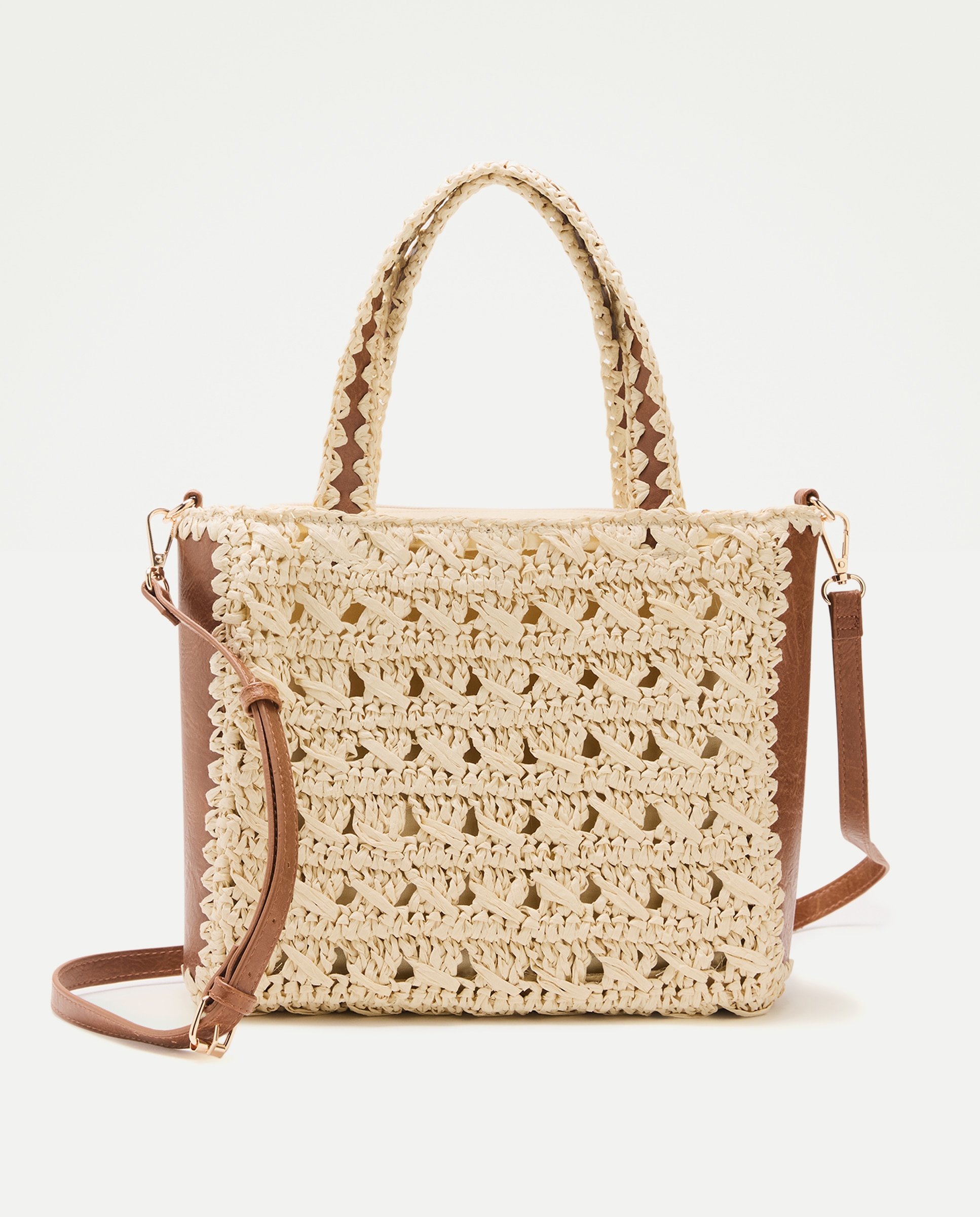 Imagem 0 de Mala com Alças de Ráfia