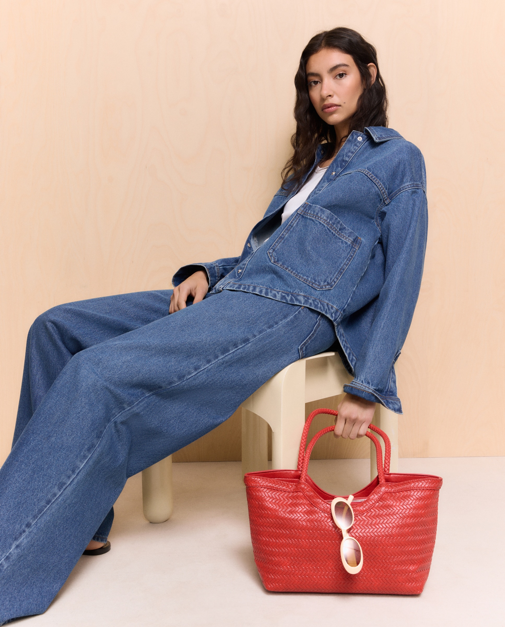 Mala Shopper lisa Easy Wear 600 Vermelho-6