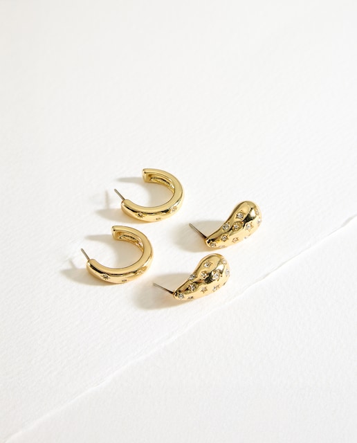 Imagem 0 de Pack de Brincos com Gota e Argola