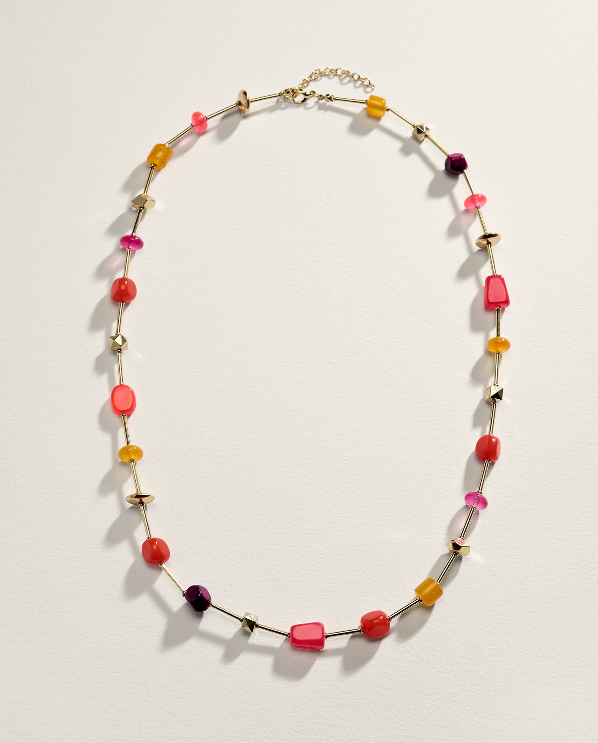 Colar Comprido - Multicolor 390 Ouro-2