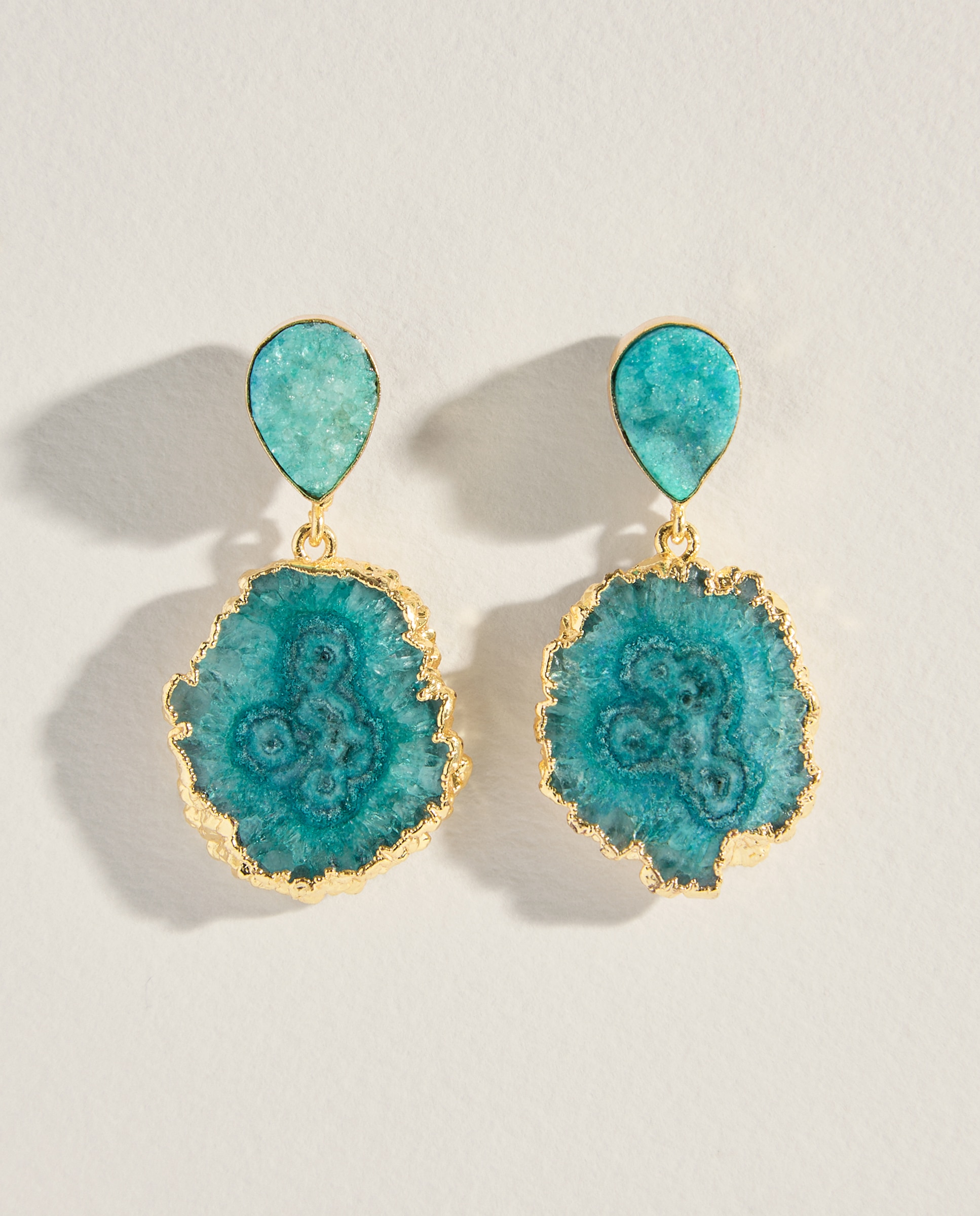 Imagem 0 de Brincos de Quartzo Natural