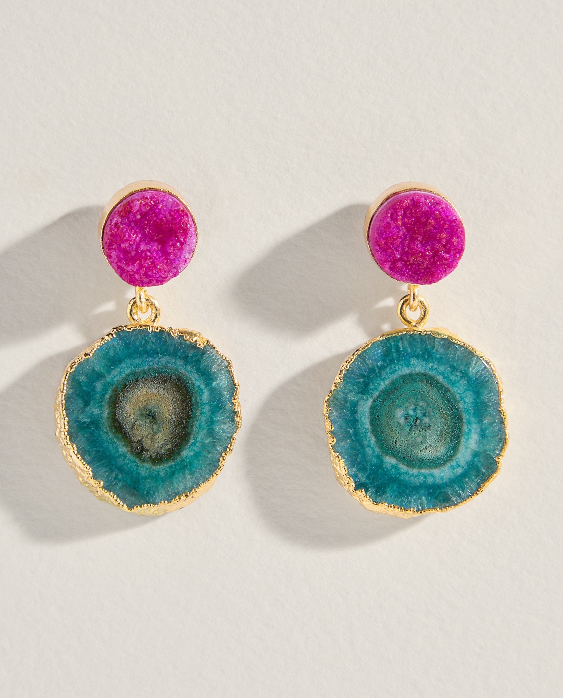 Imagem 0 de Brincos de Quartzo Natural