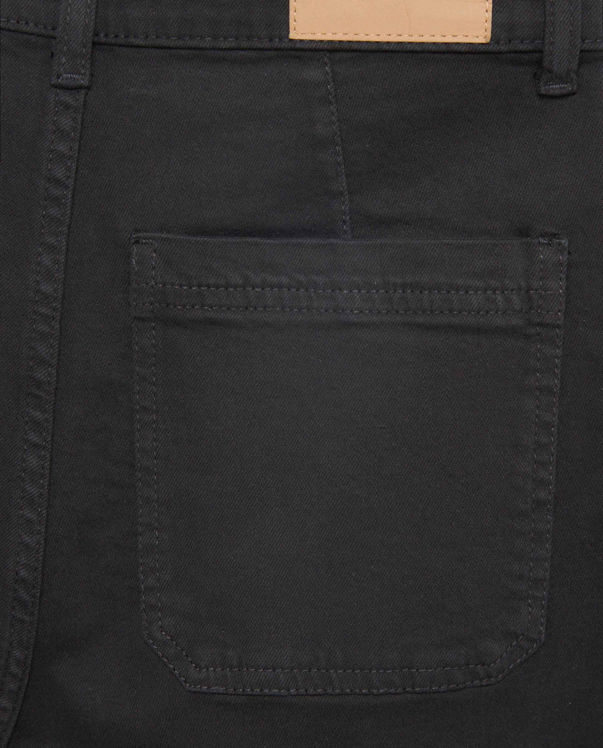 Jeans Cropped Culotte Preto-5