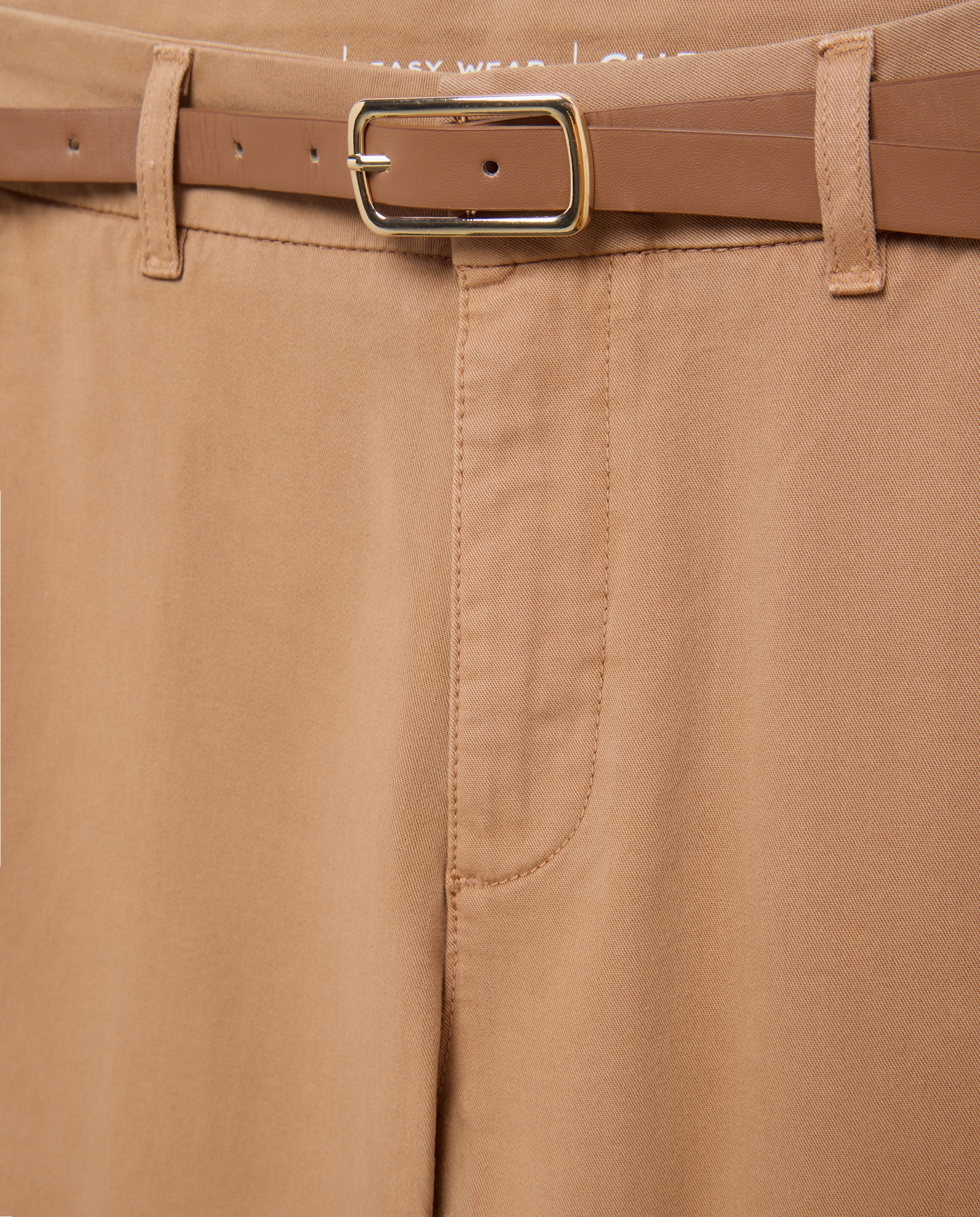 Imagen 5 de Pantalón chino de mujer con cinturón - Easy Wear - Beige Beige