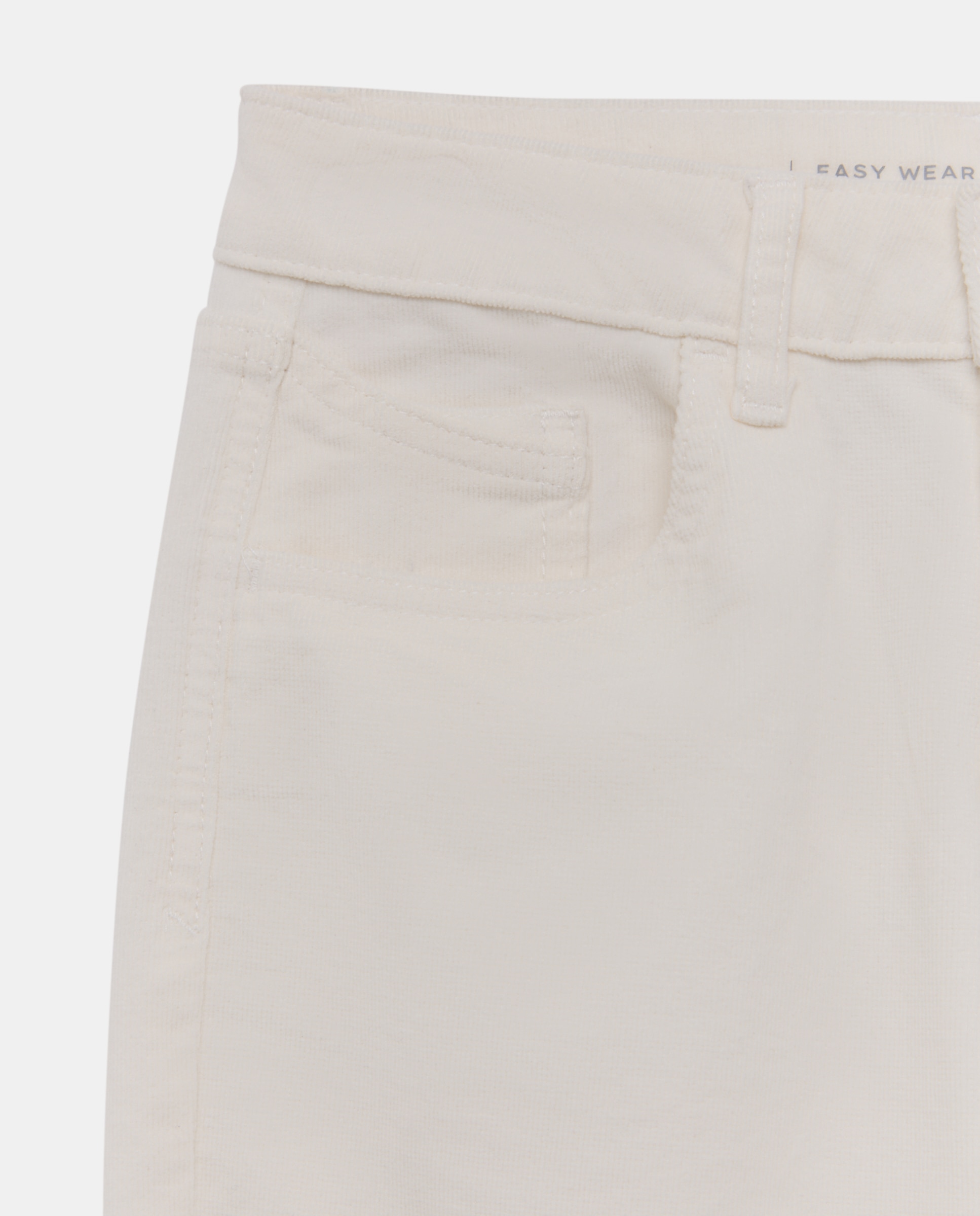 Imagen 5 de Pantalón pana de mujer crop flare - Easy Wear - Blanco roto Blanco roto