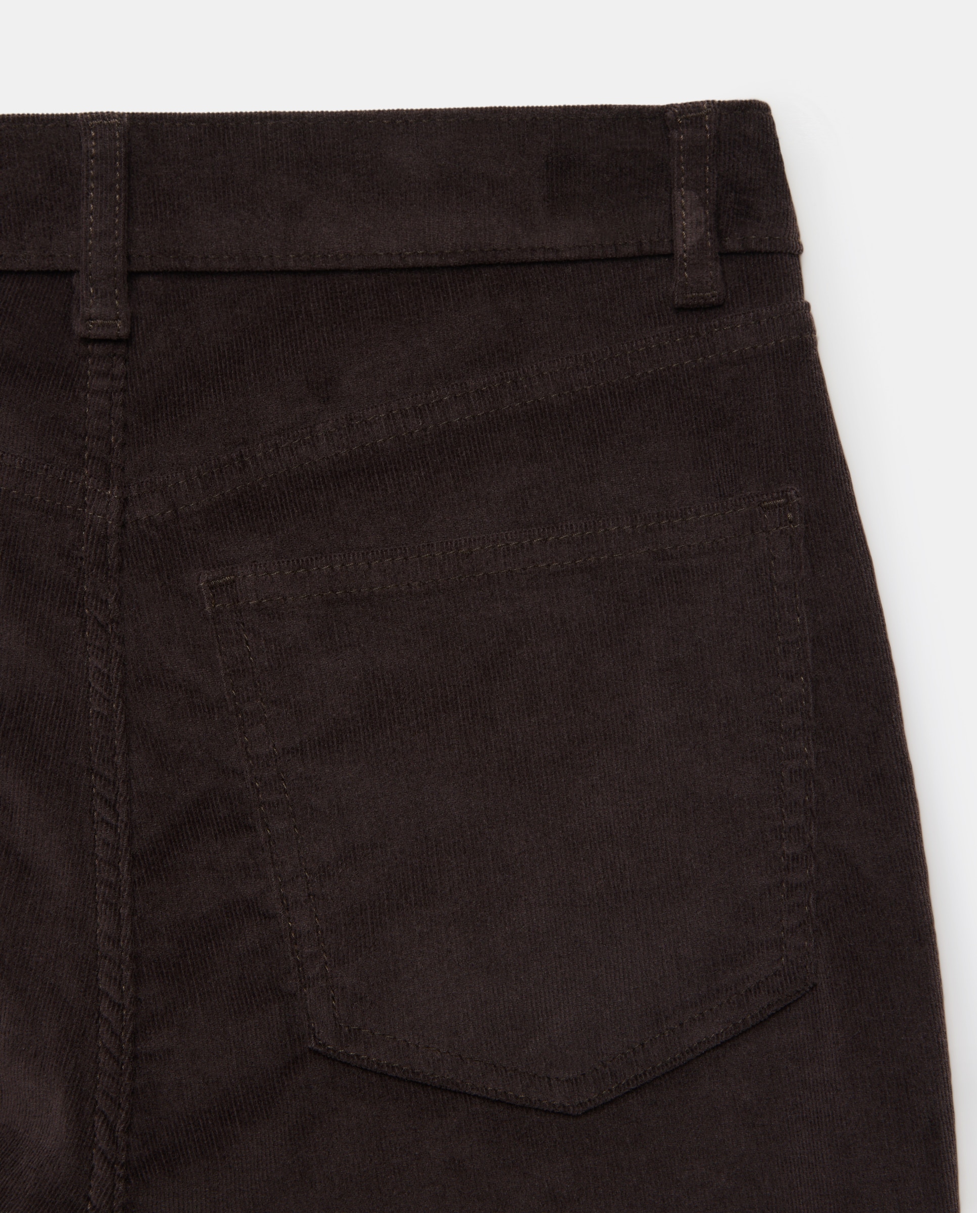 Imagen 5 de Pantalón pana de mujer crop flare - Easy Wear - Marrón Marrón