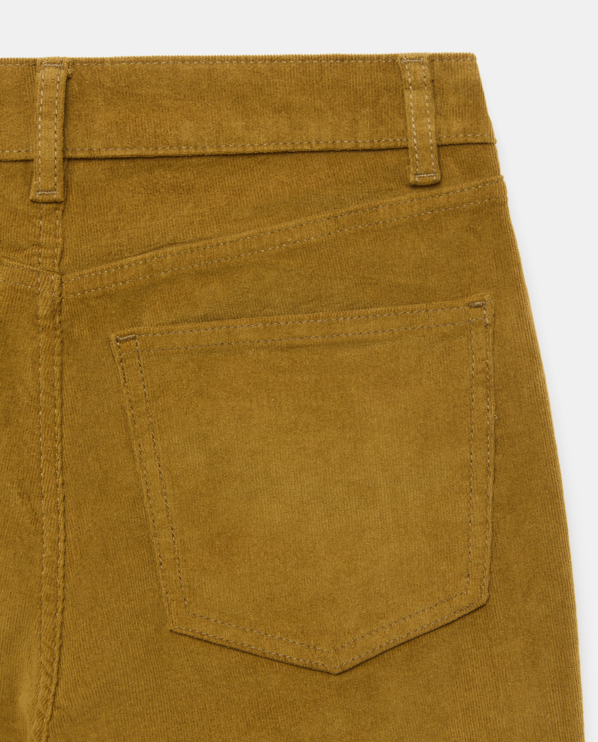 Imagen 5 de Pantalón pana de mujer crop flare - Easy Wear - Pistacho Pistacho