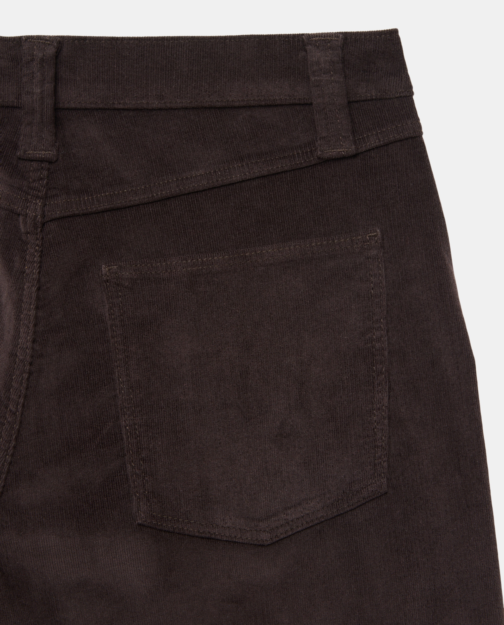 Pantalón pana de mujer barrel - Easy Wear - Chocolate Chocolate-5