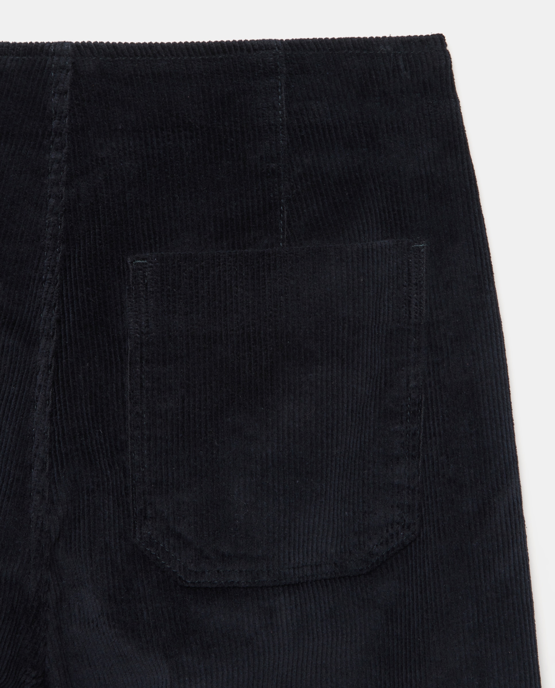 Pantalón pana de mujer crop culotte - Easy Wear - Azul marino Azul marino-5