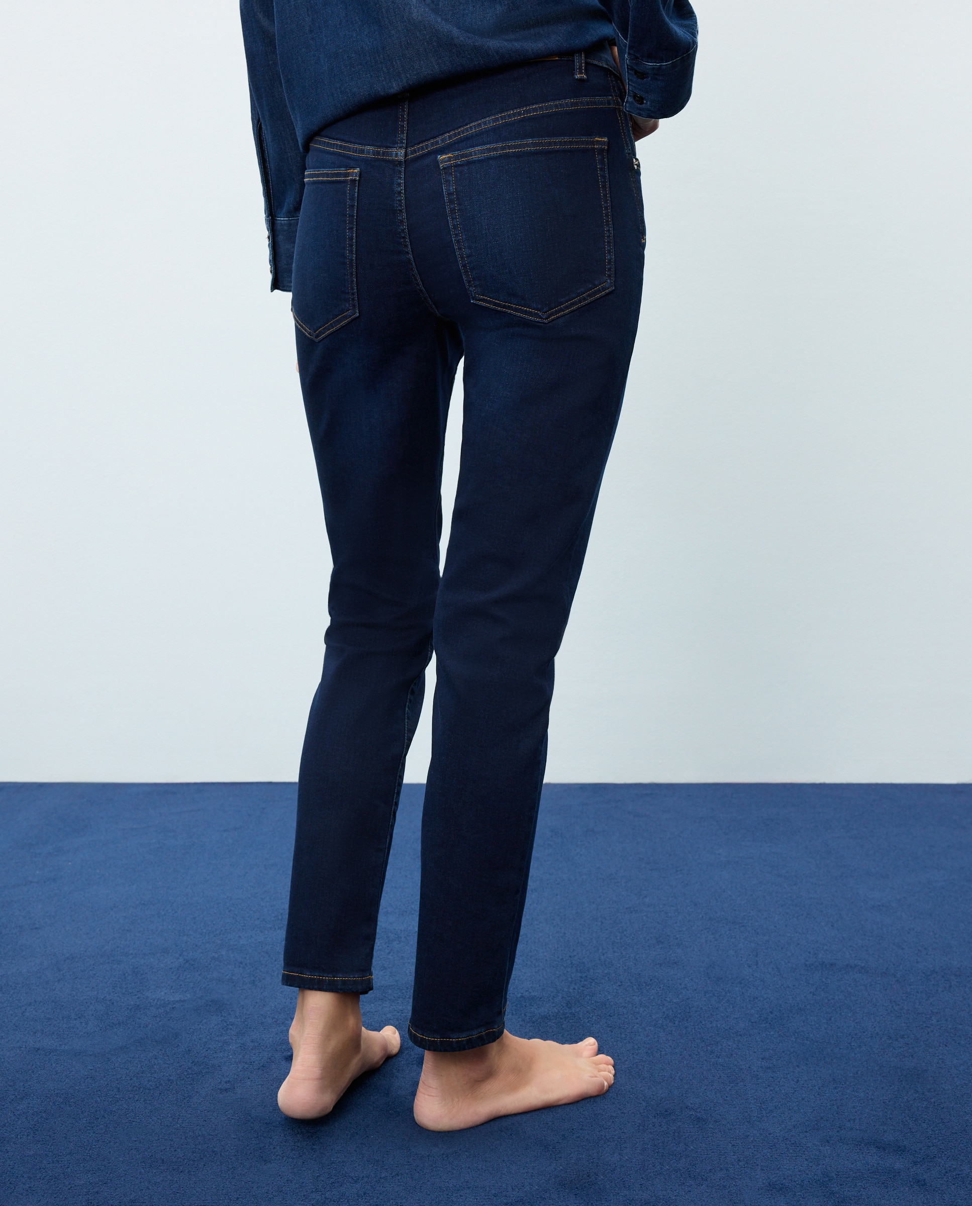 Imagen 3 de Pantalón denim de mujer slim - Easy Wear - Azul pálido Azul pálido