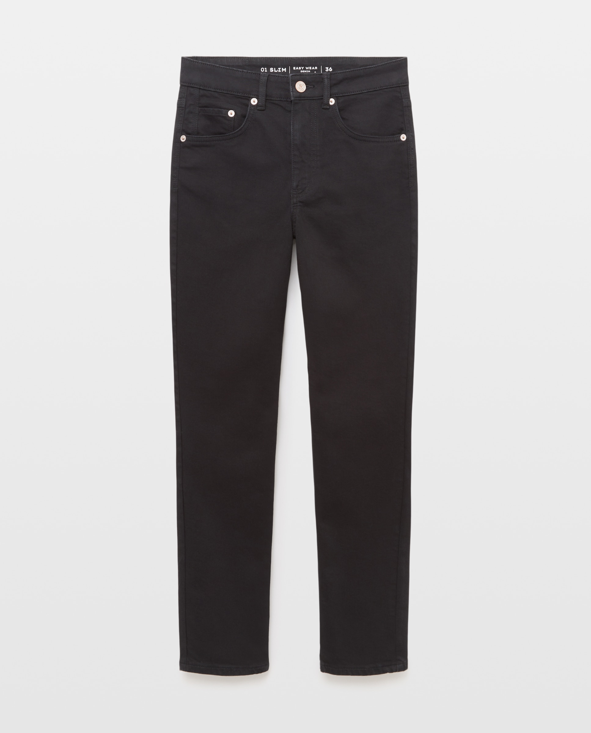 Imagen 4 de Pantalón denim de mujer slim - Easy Wear - Negro intenso Negro intenso