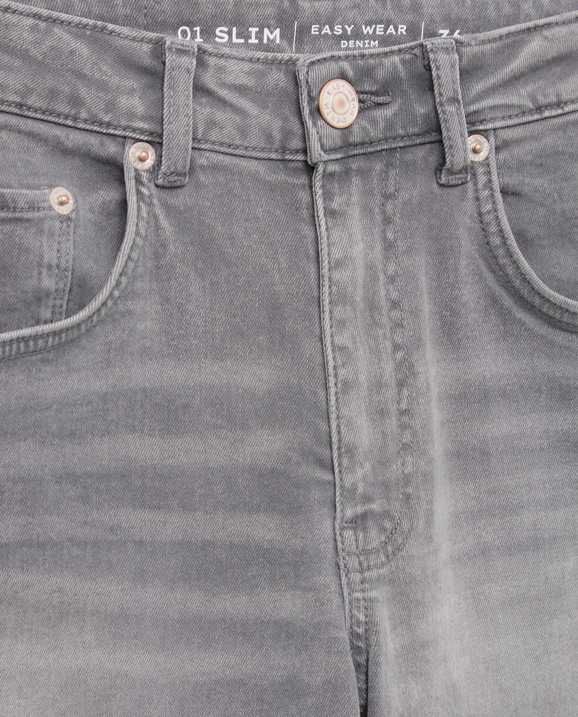 Jeans Slim Cinzento-5