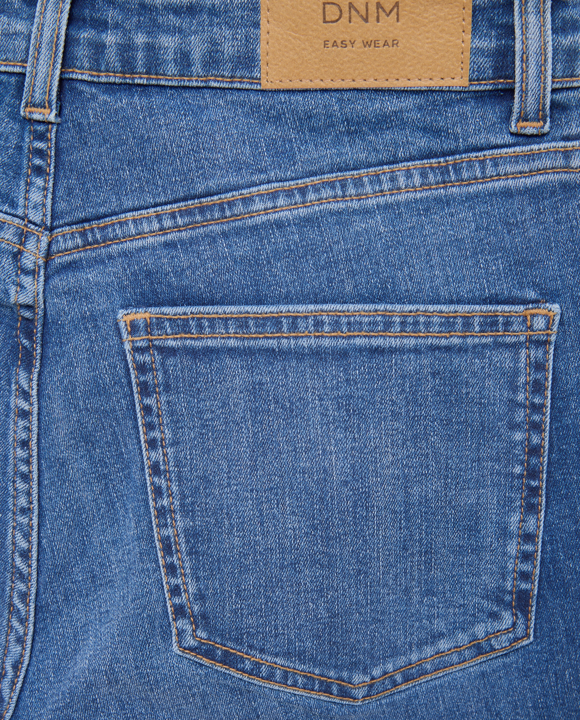Pantalón denim de mujer crop flare - Easy Wear - Azul pálido Azul pálido-5