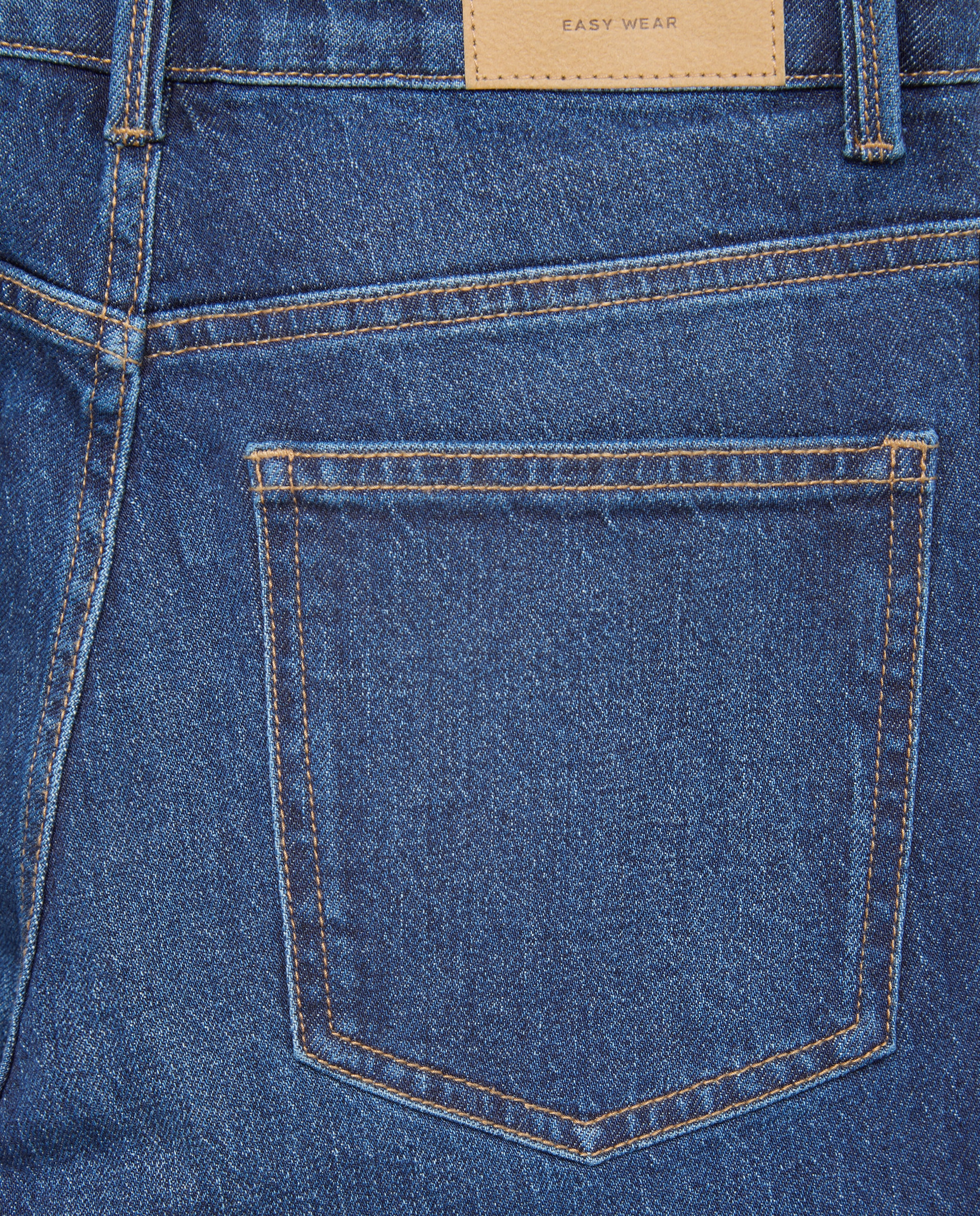 Pantalón denim de mujer recto - Easy Wear - Azul Suave Azul Suave-5