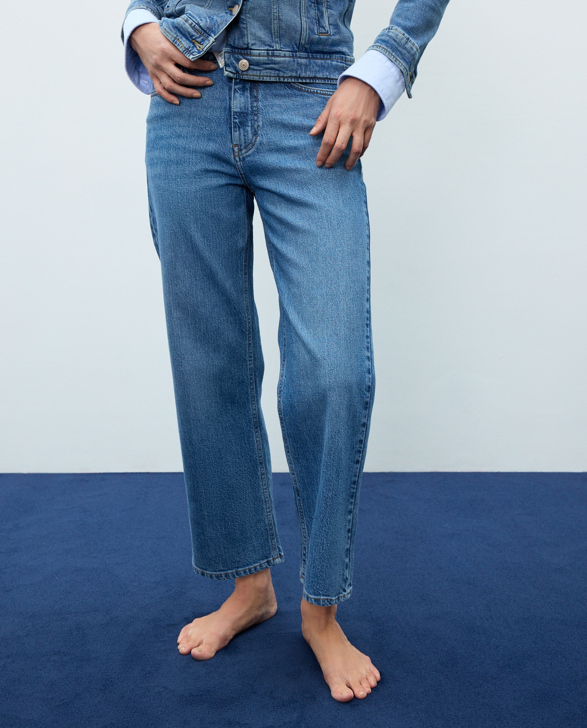 Jeans regular Cerúleo-2