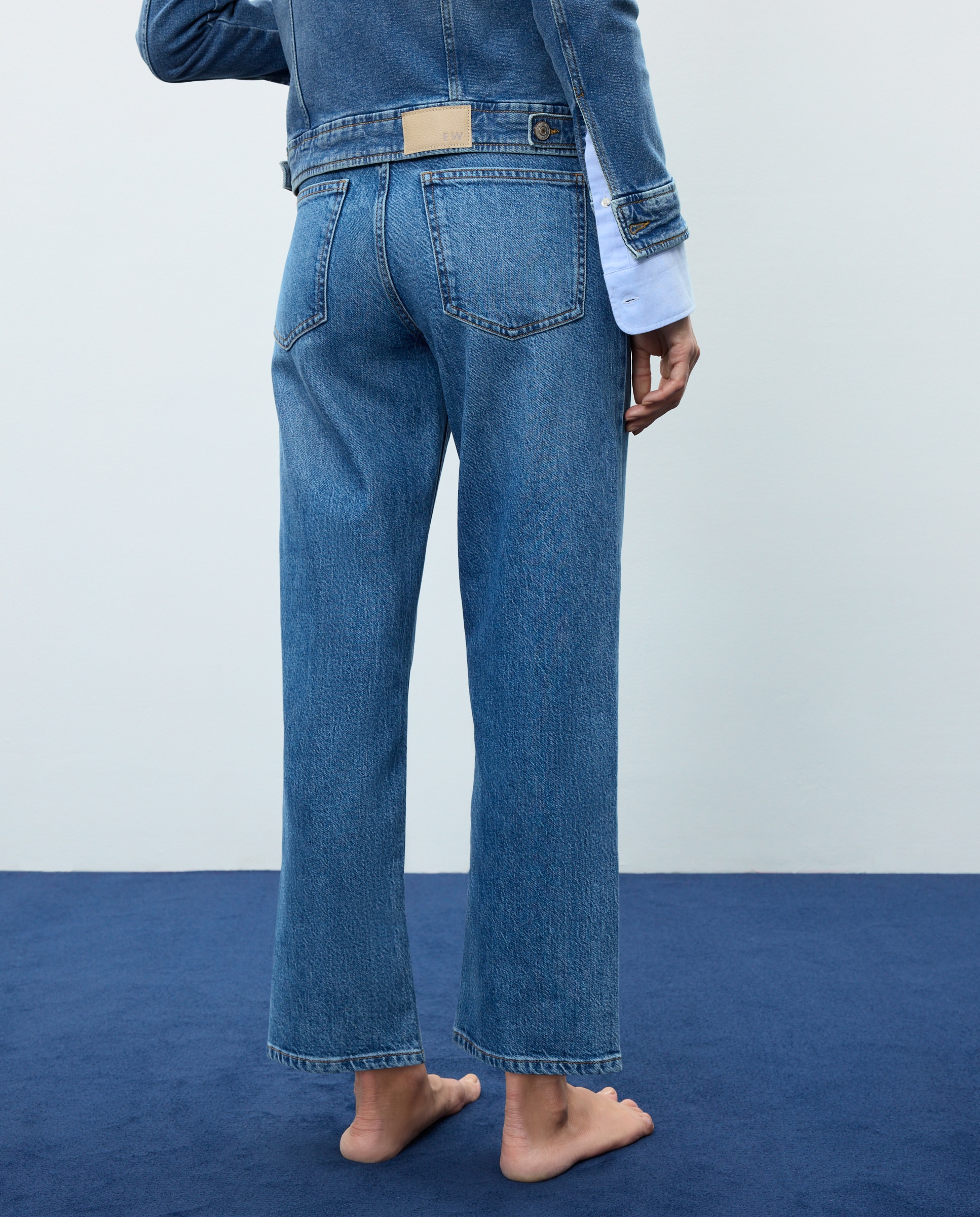 Jeans regular Cerúleo-3