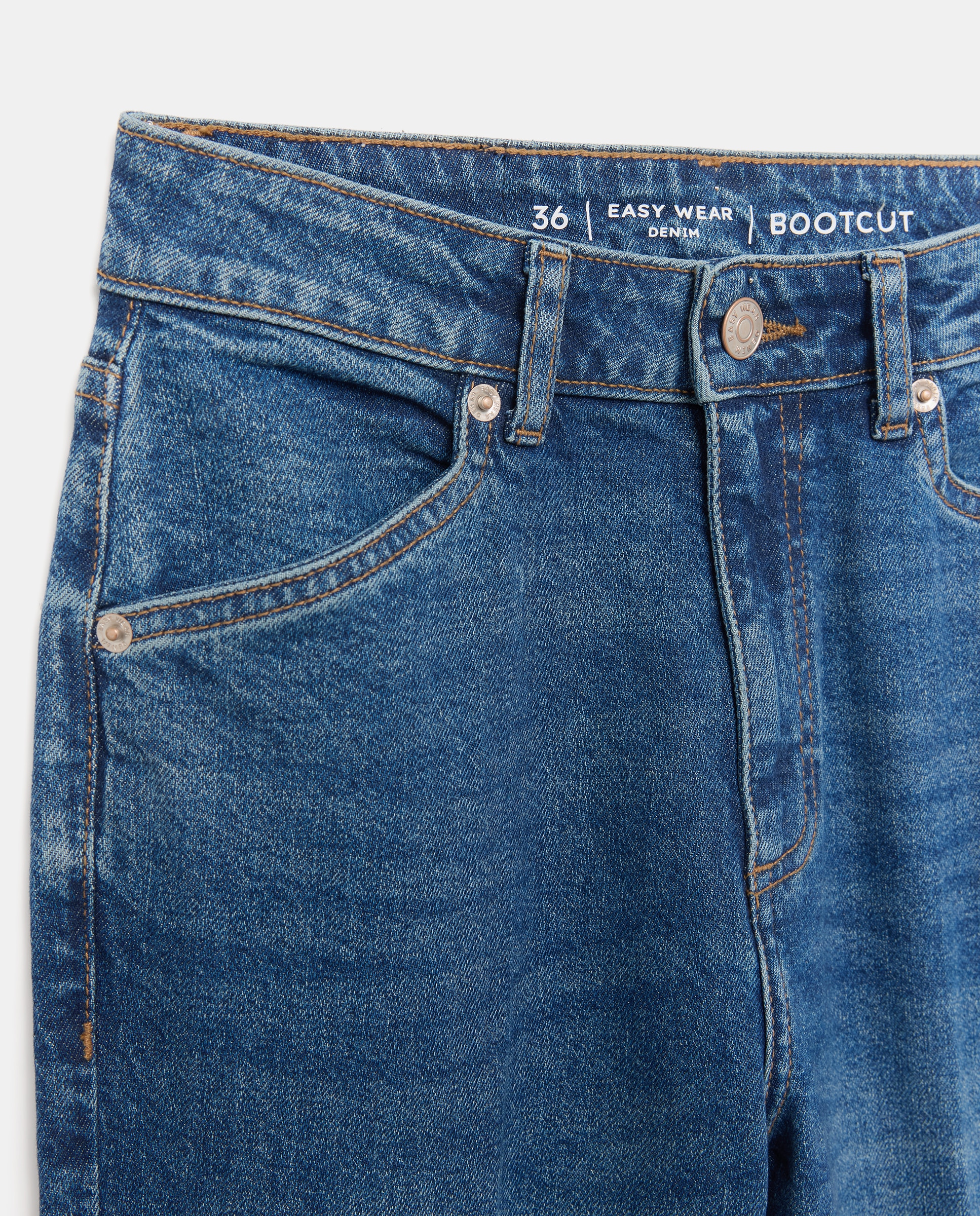 Pantalón denim de mujer bootcut - Easy Wear - Azul pálido Azul pálido-5