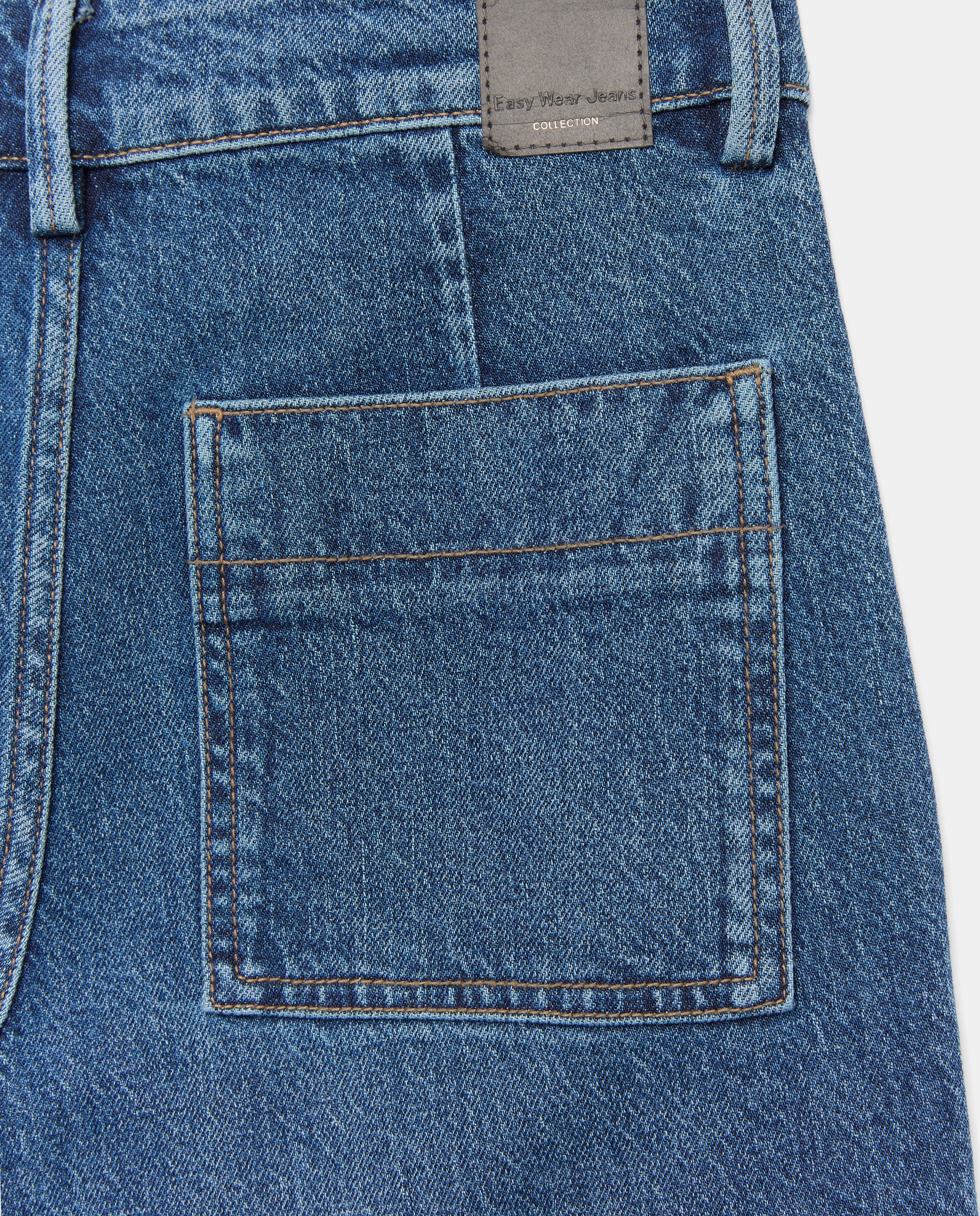 Jeans Carpenter com Bolsos Azul pálido-5
