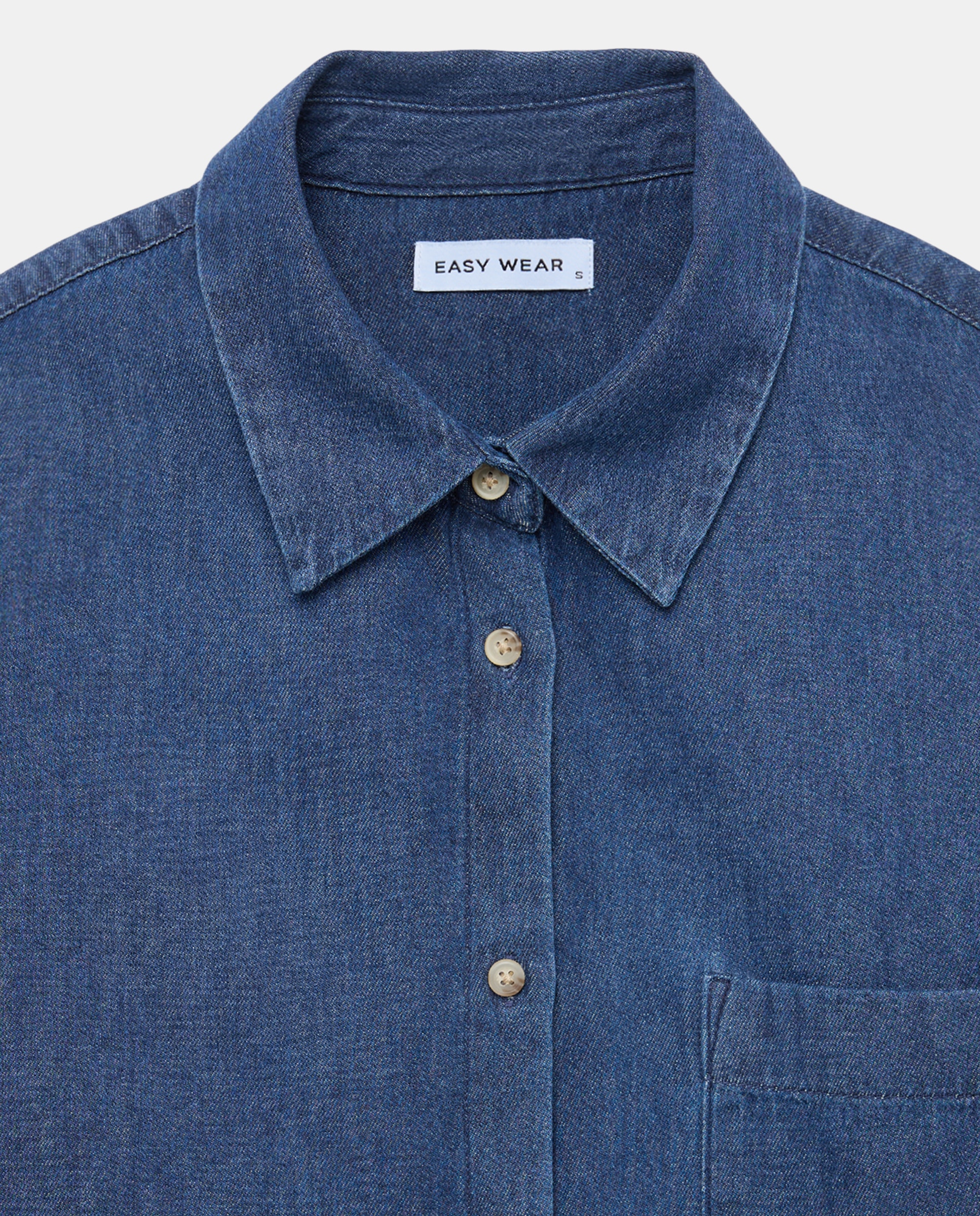 Camisa denim de mujer regular fit - Easy Wear - Azul Suave Azul Suave-5