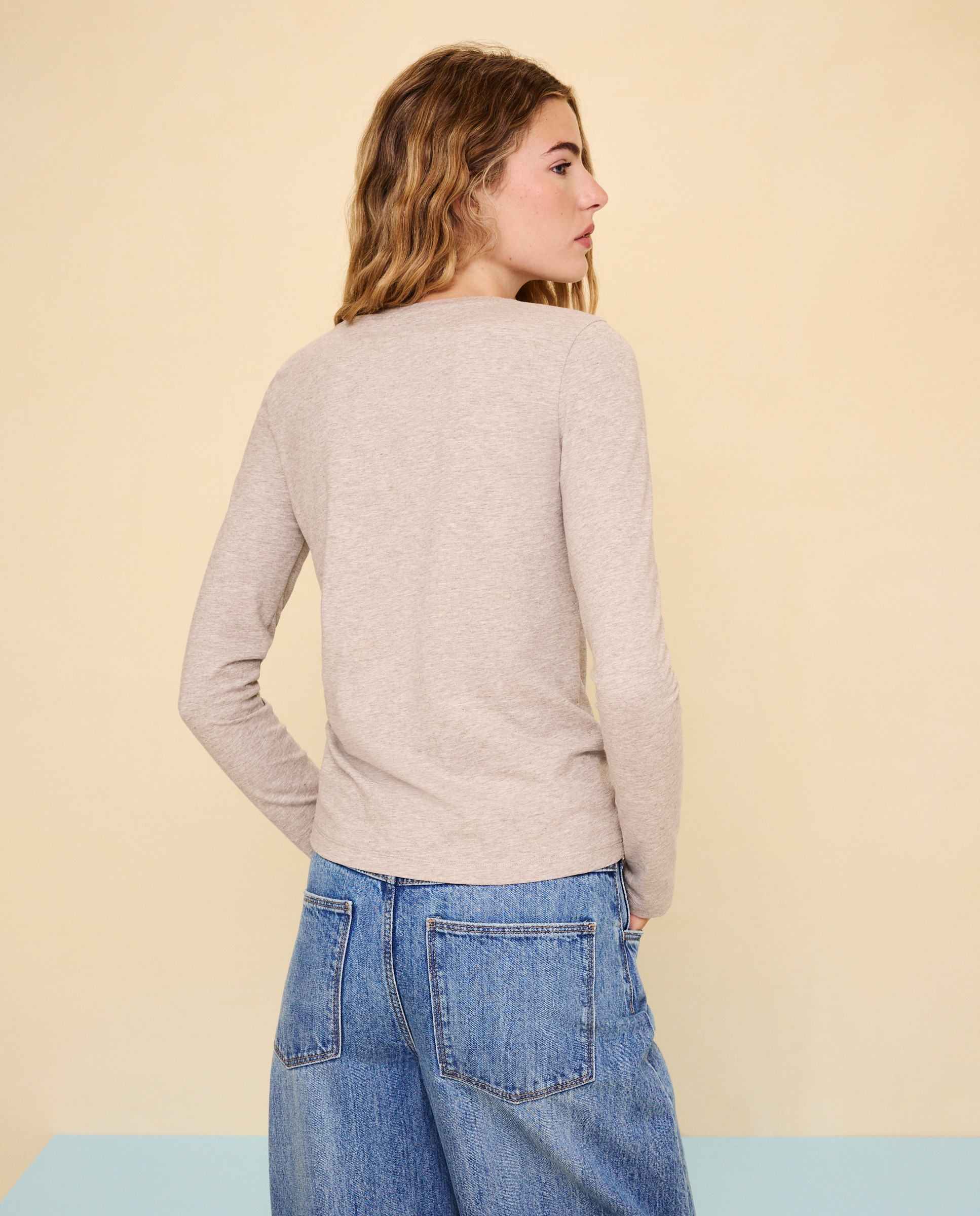 Imagen 2 de Camiseta manga larga de mujer - Easy Wear - Visón Visón