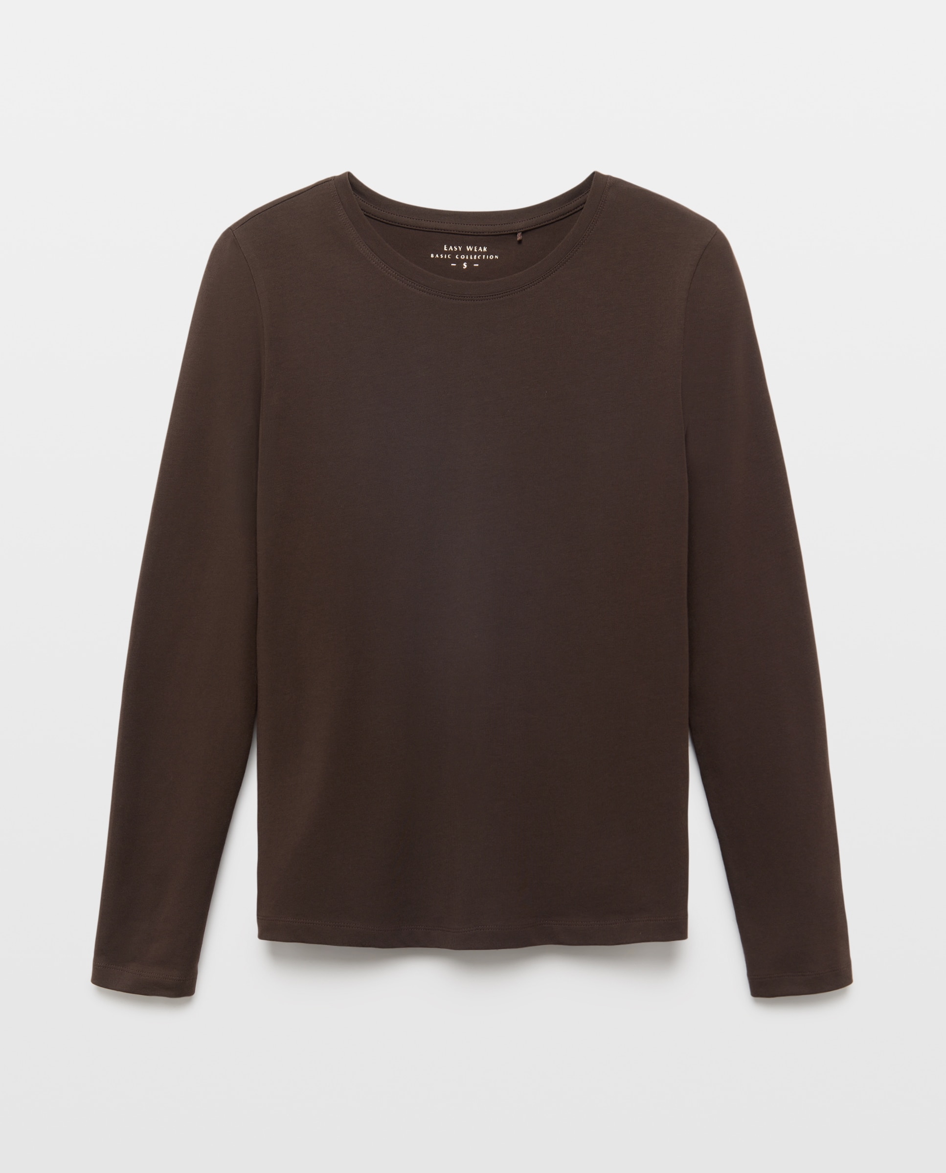 Imagen 4 de Camiseta manga larga de mujer - Easy Wear - Marrón Marrón