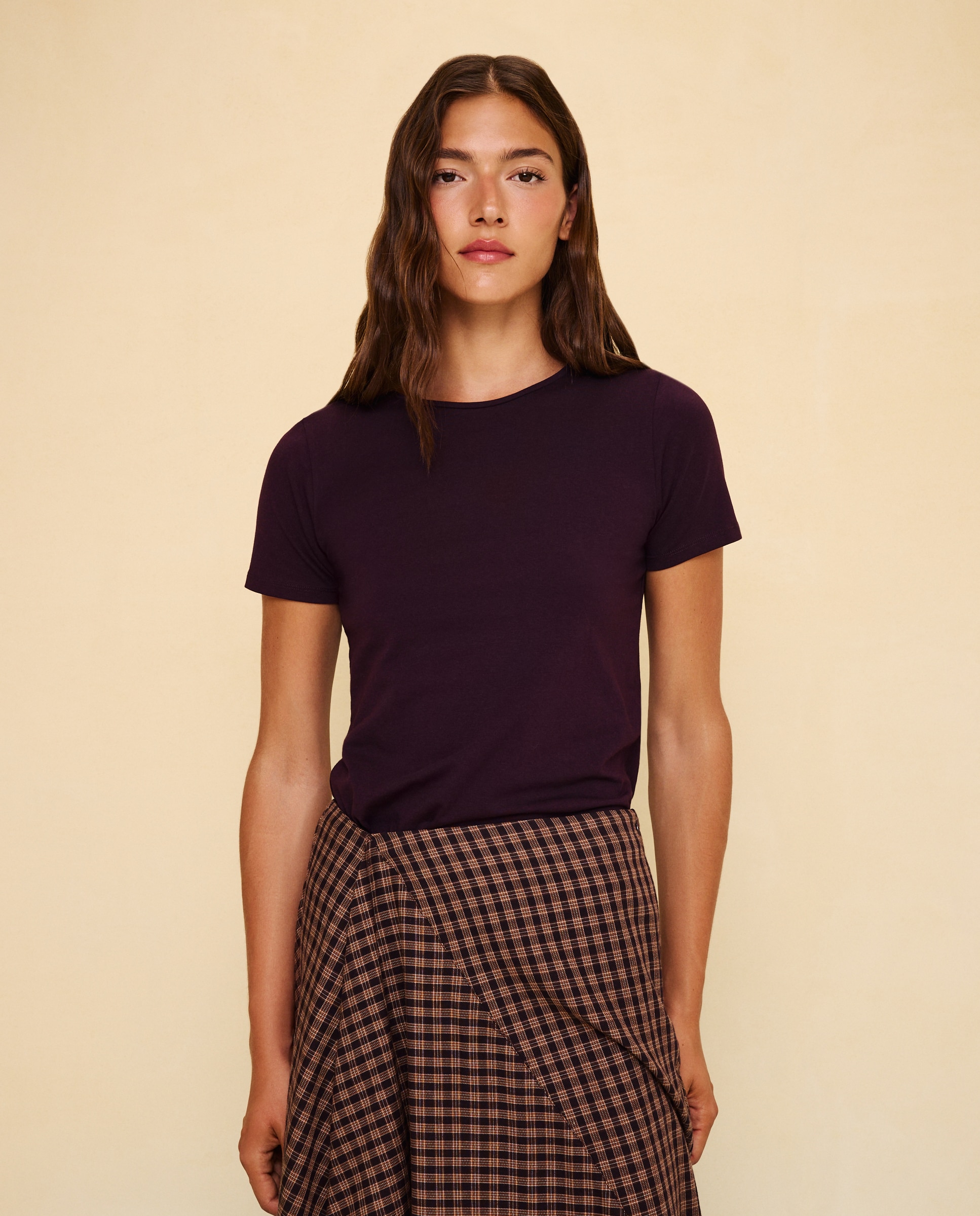 Imagen 1 de Camiseta manga corta de mujer - Easy Wear - Ciruela Ciruela