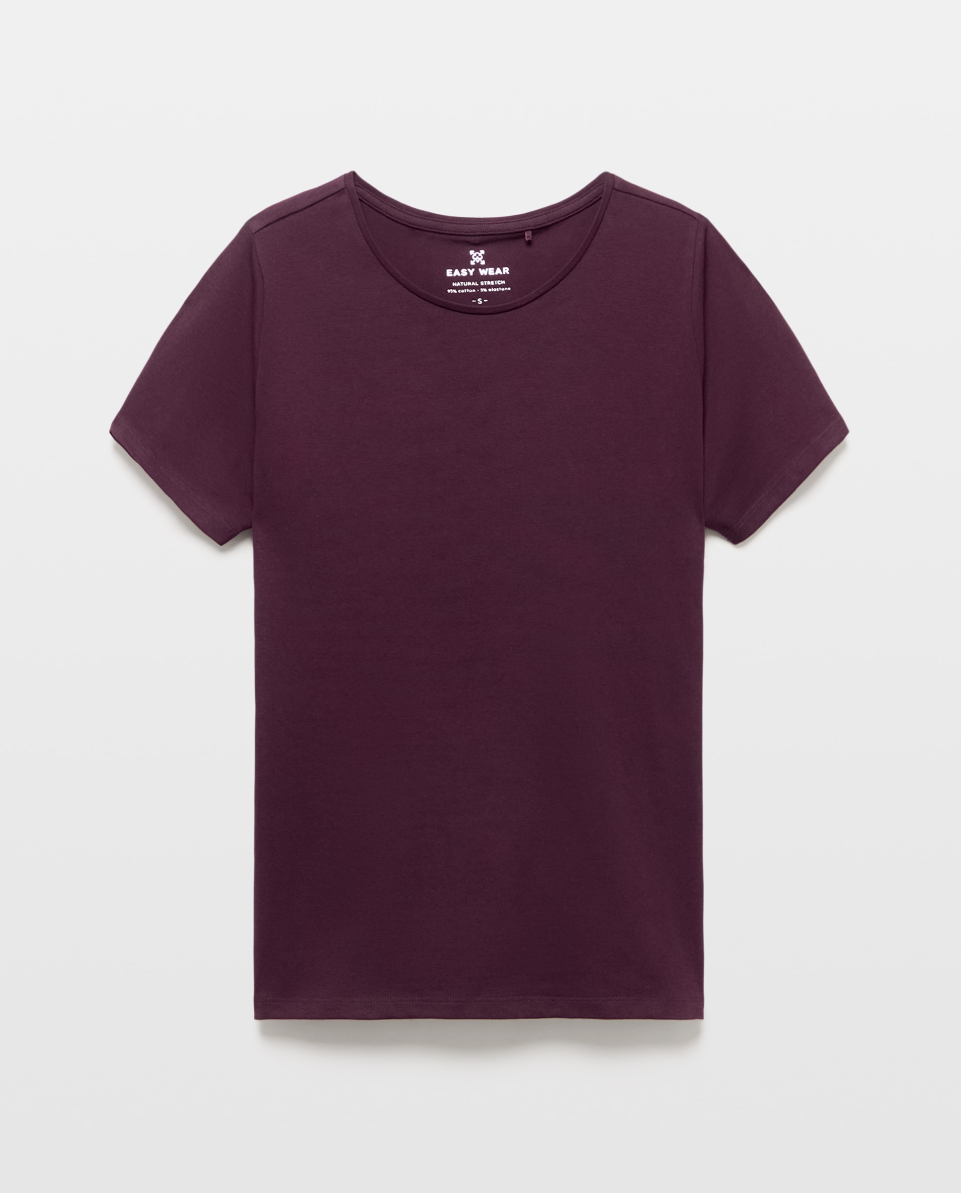 Imagen 4 de Camiseta manga corta de mujer - Easy Wear - Ciruela Ciruela