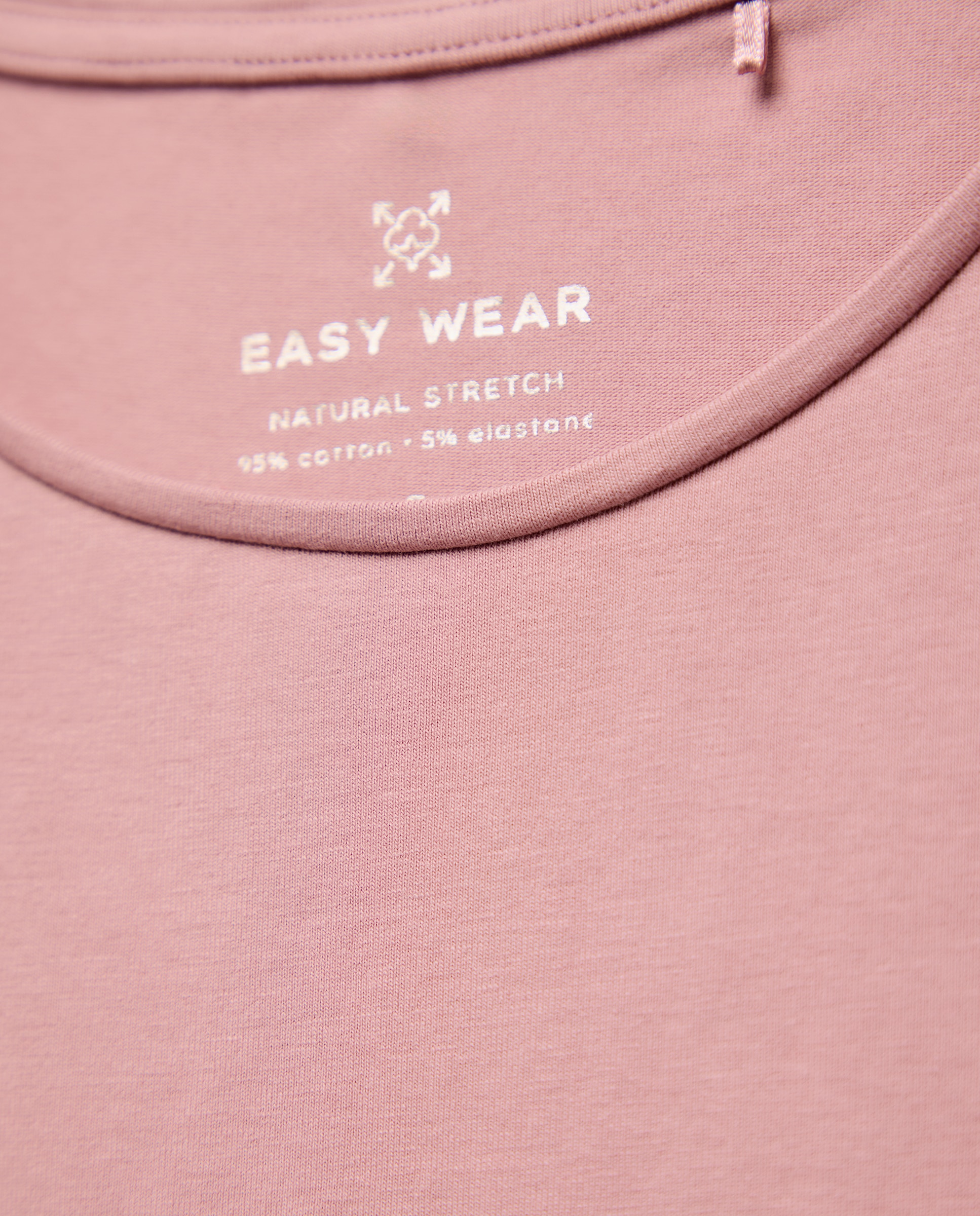 T-shirt de mulher com manga curta 200 Rosa-5