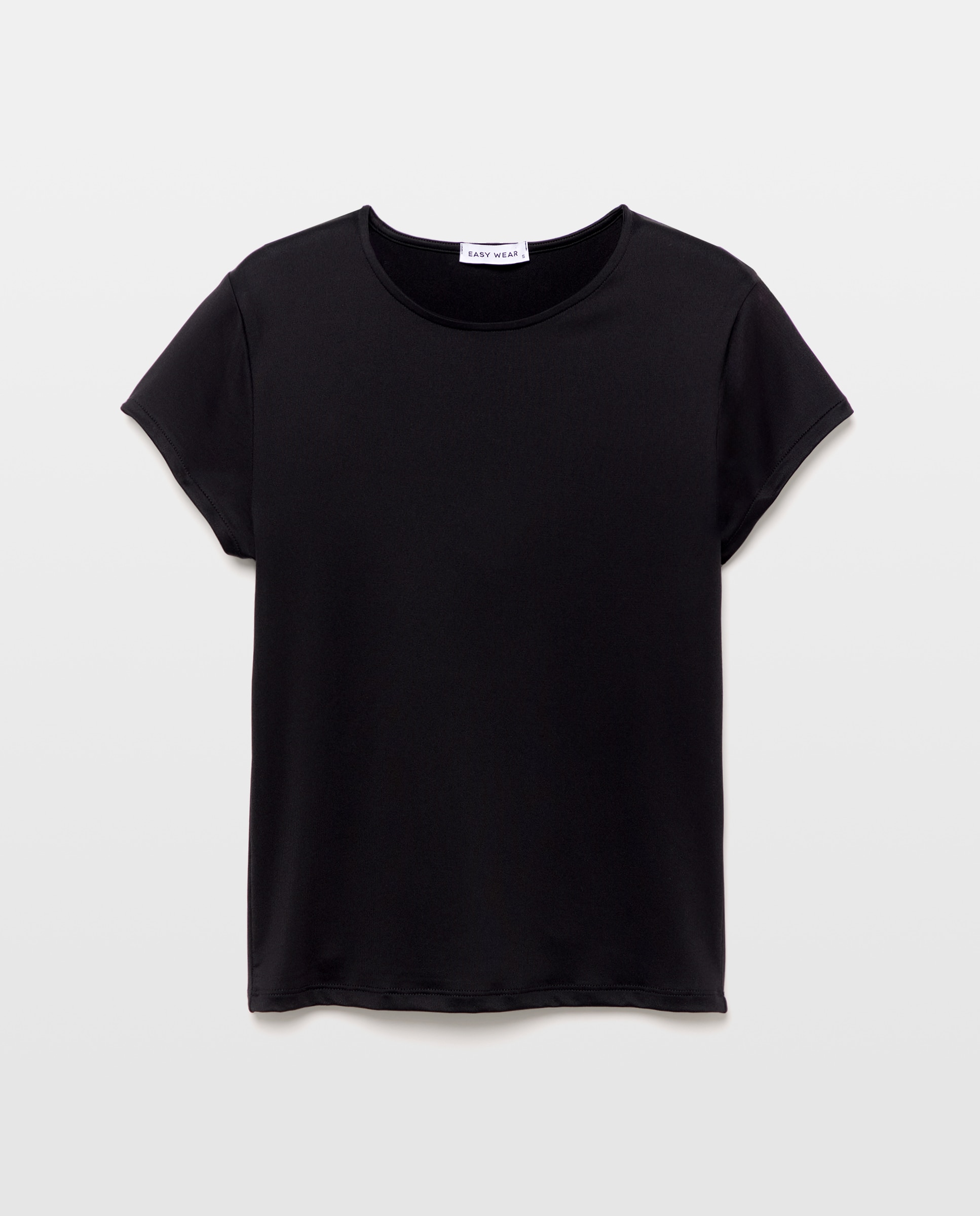 Camiseta manga corta de mujer - Easy Wear - Negro Negro-4
