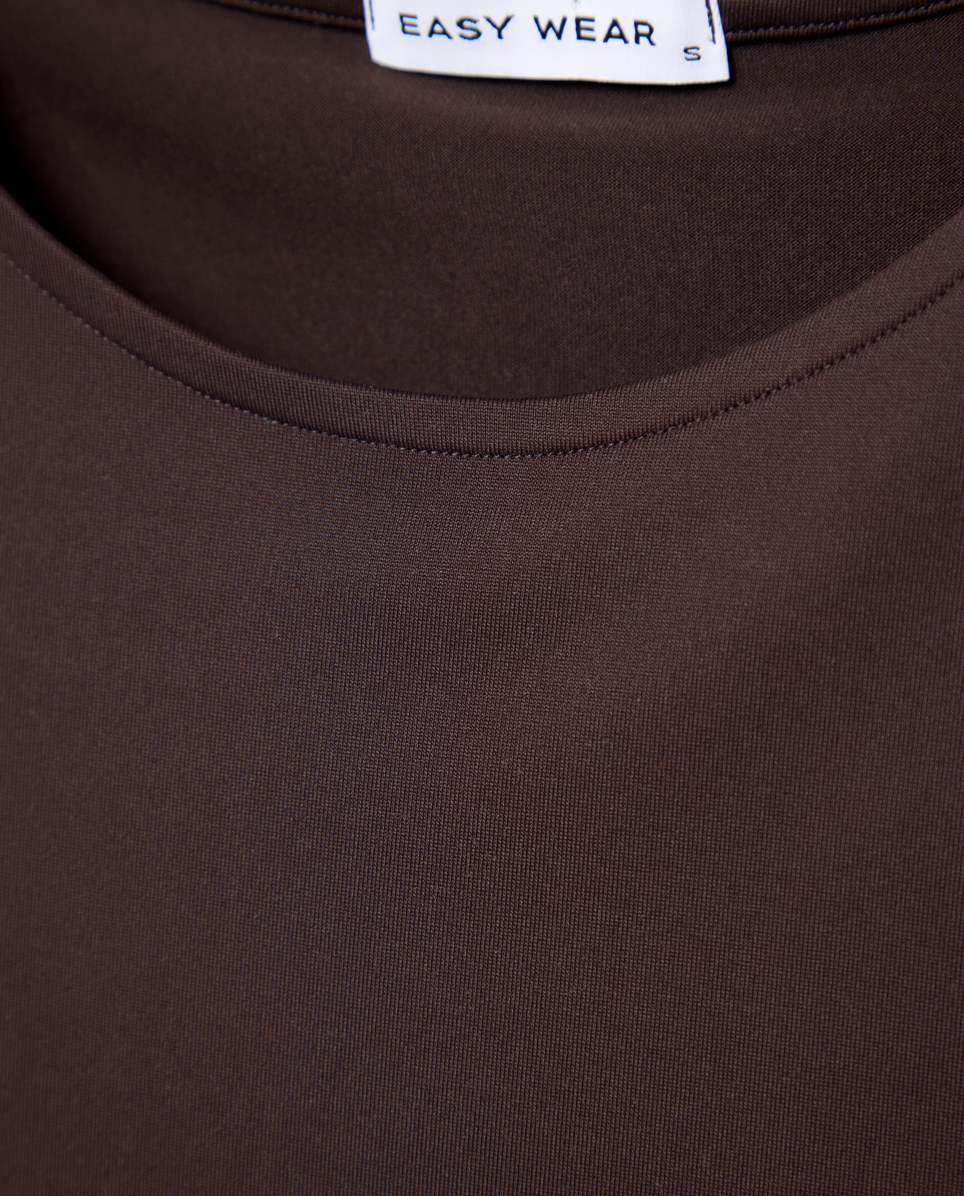 Camiseta manga corta de mujer - Easy Wear - Marrón Marrón-5