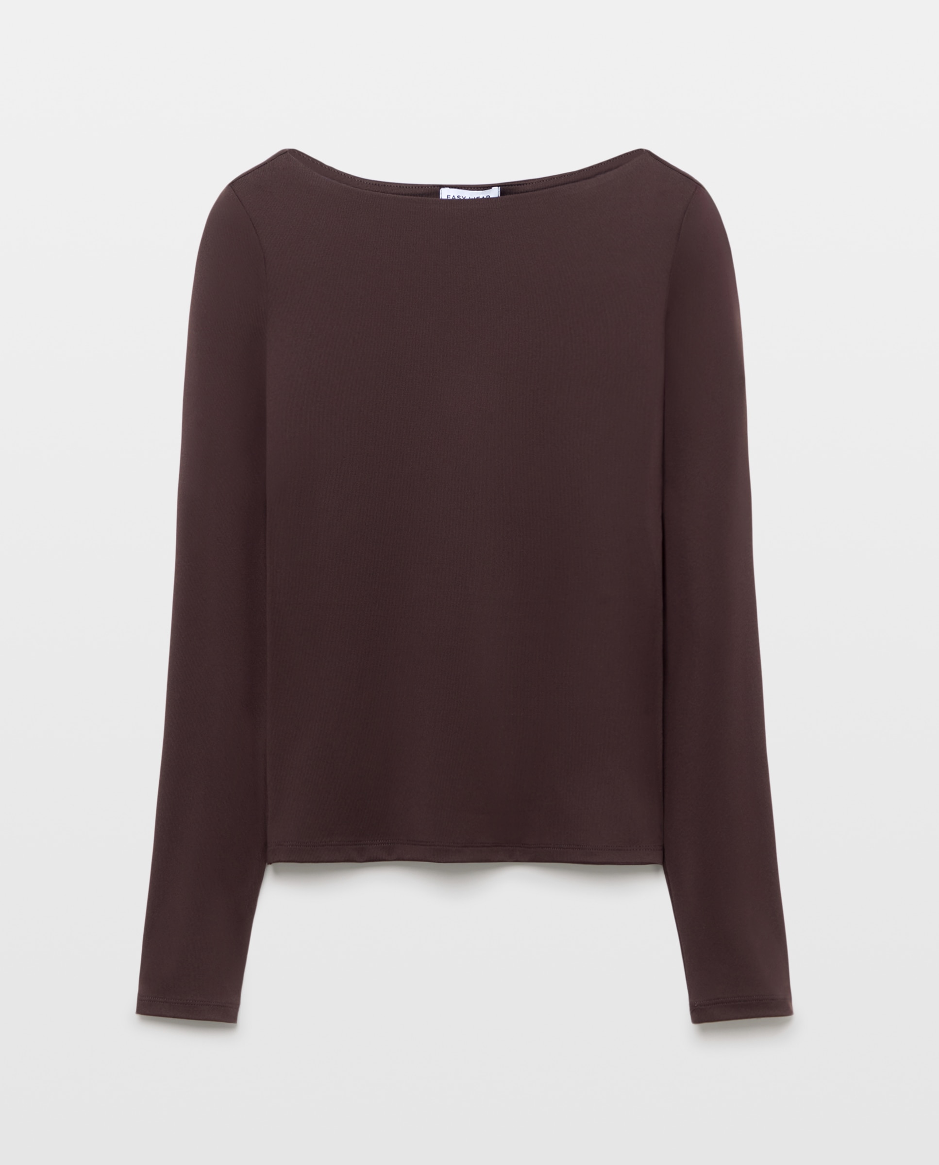 Camiseta manga larga de mujer - Easy Wear - Marrón Marrón-4