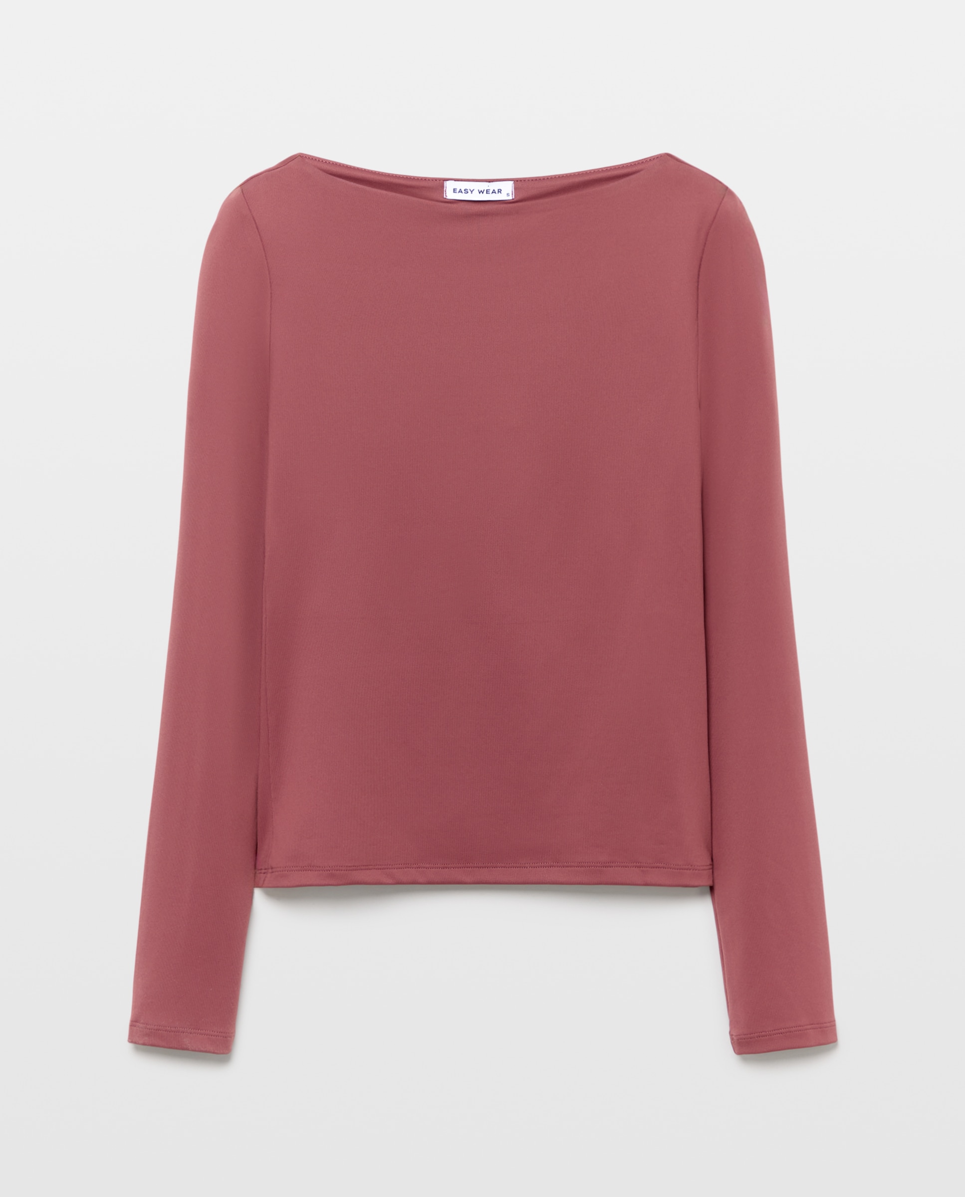 Camisola de mulher com manga comprida Vison Claro-4
